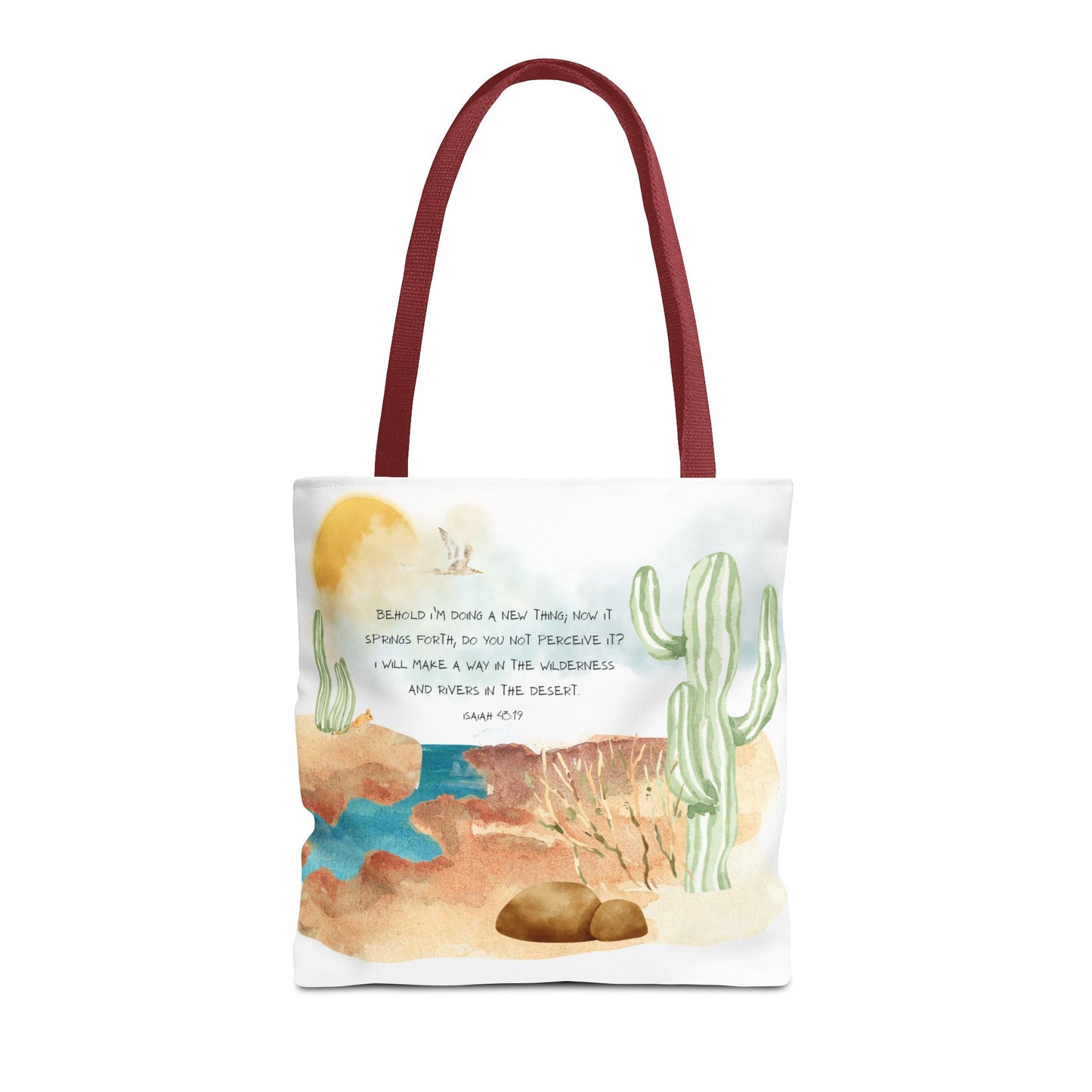 Isaiah 43:19 Tote Bag