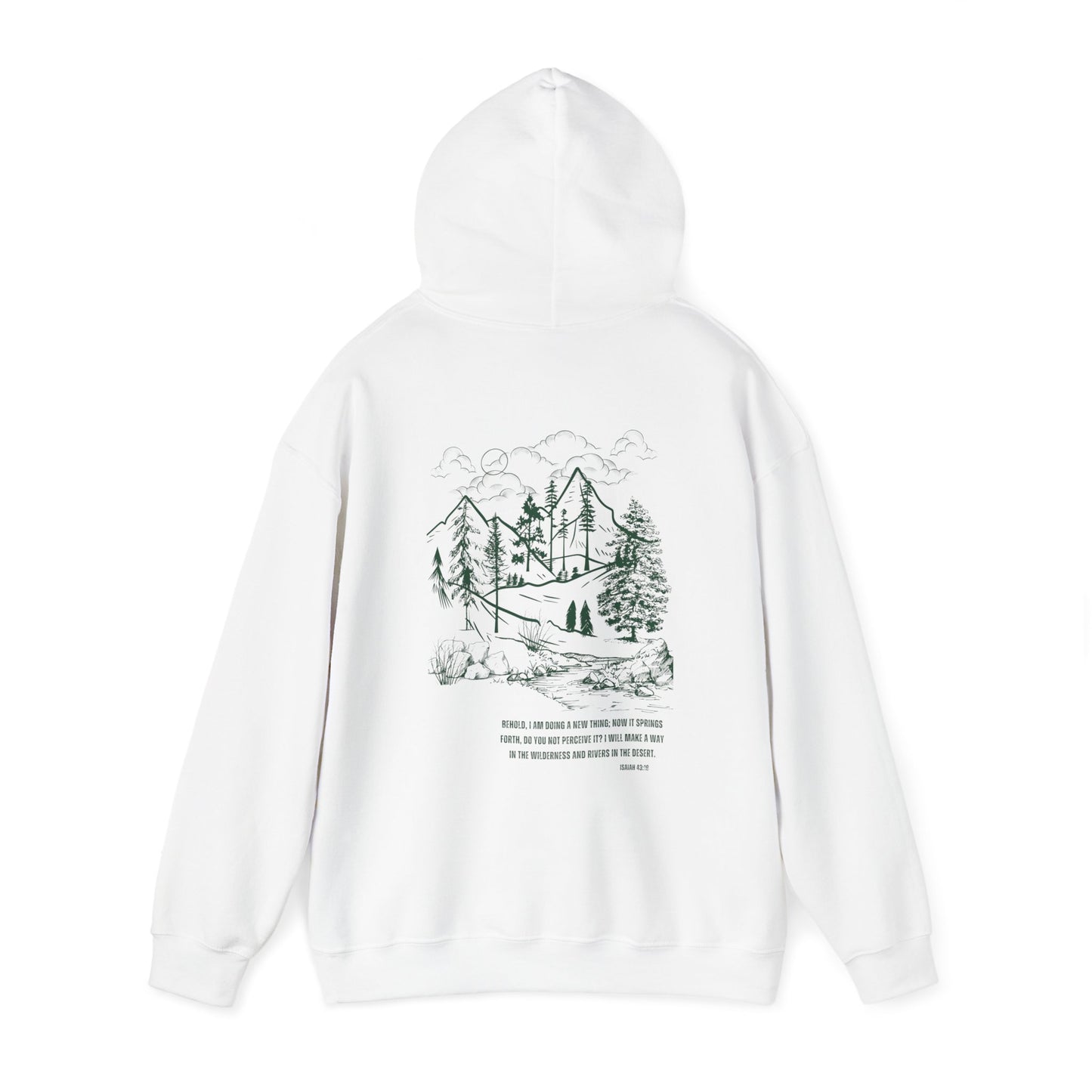 Isiah 43 Hooded Sweatshirt - Outdoor Adventure Vibes