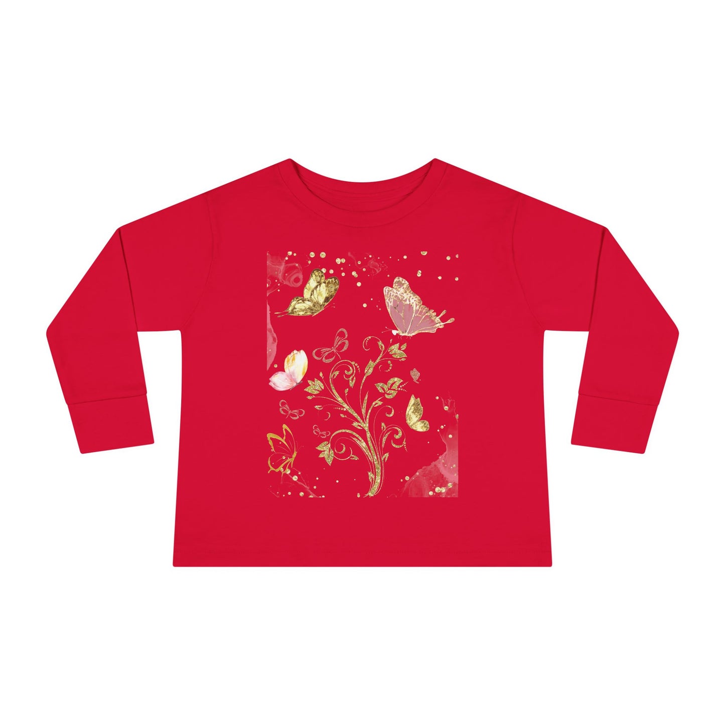 Glittering butterfly Long Sleeve Tee