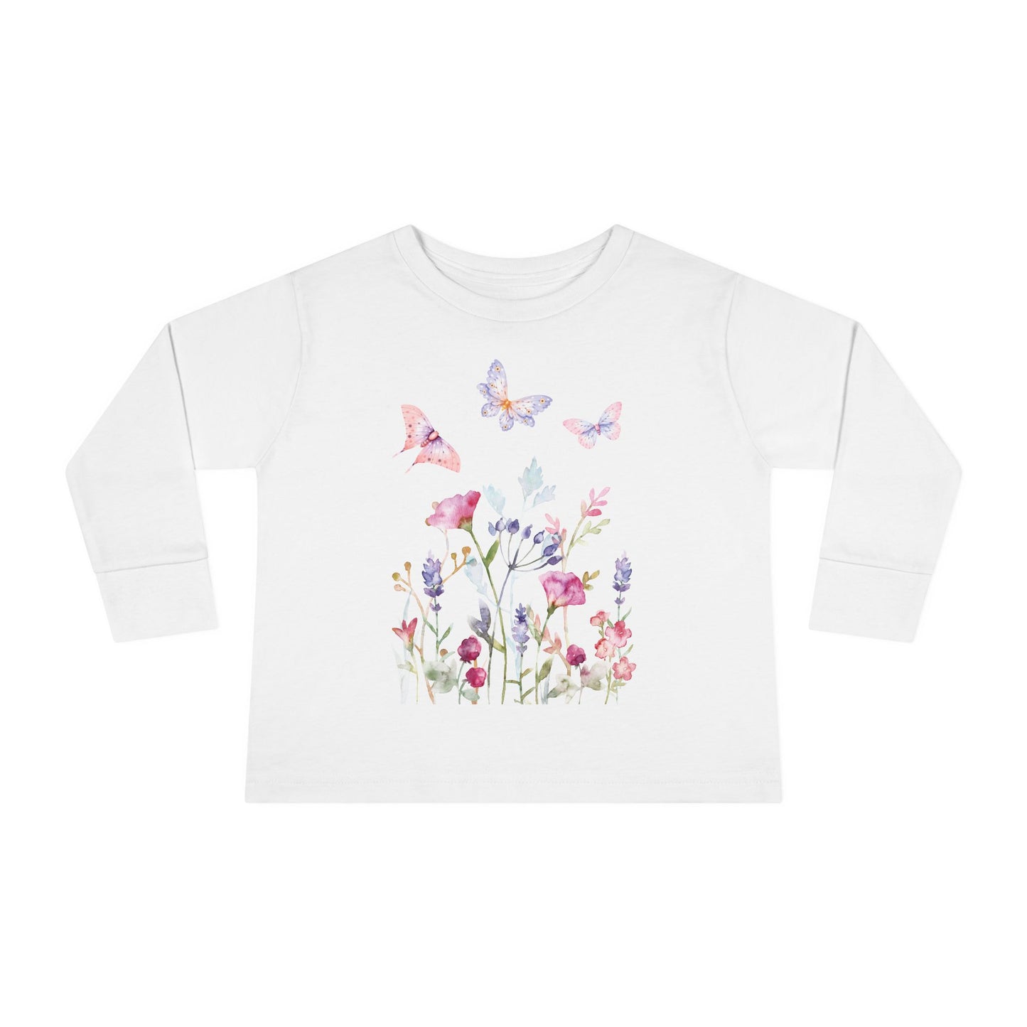 Wild flowers Toddler Long Sleeve Tee