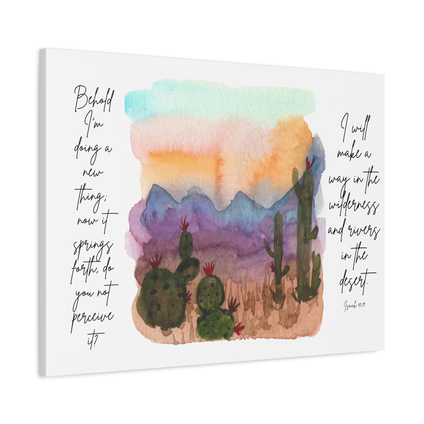 Do you not perceive it Canvas Art