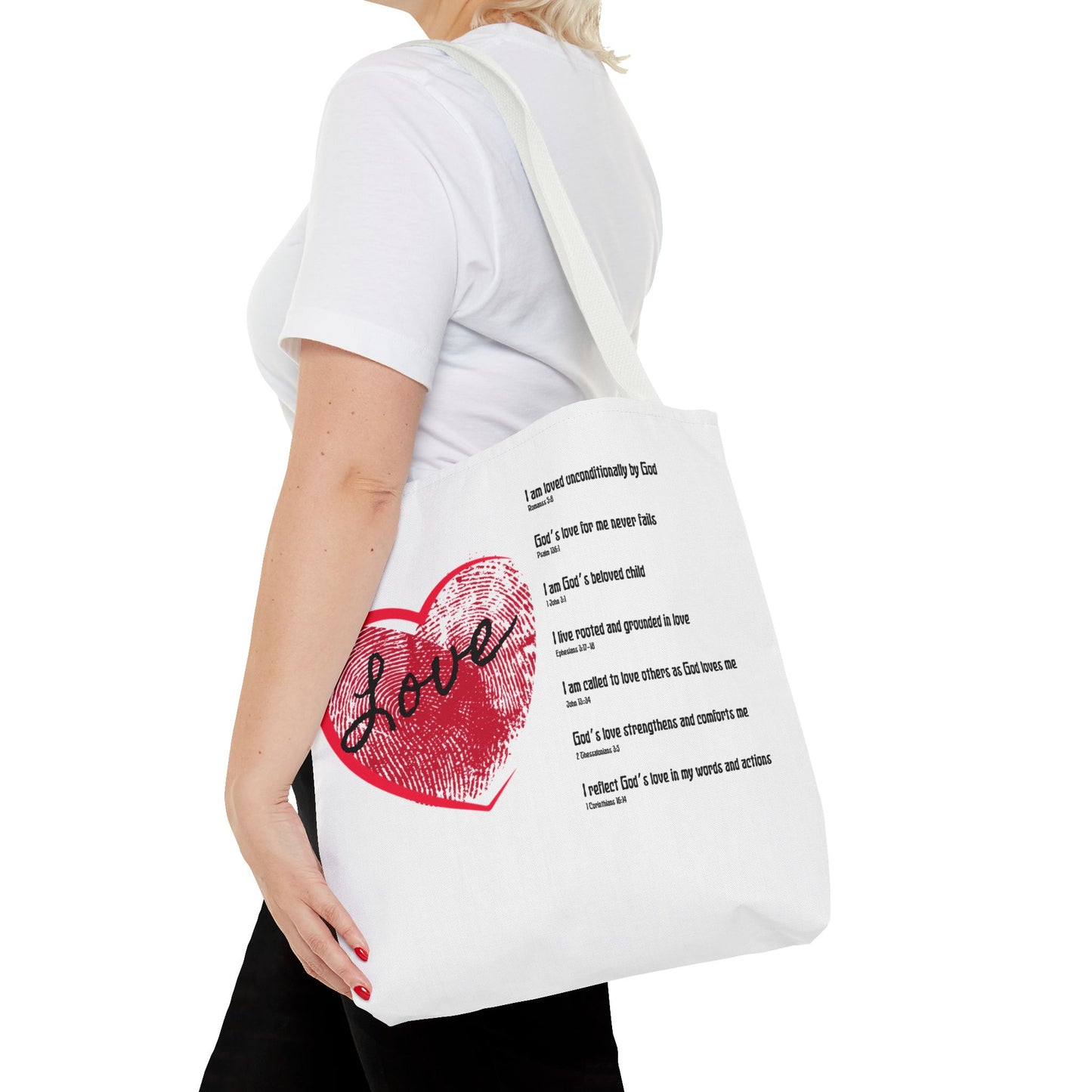Love Affirmations Tote Bag