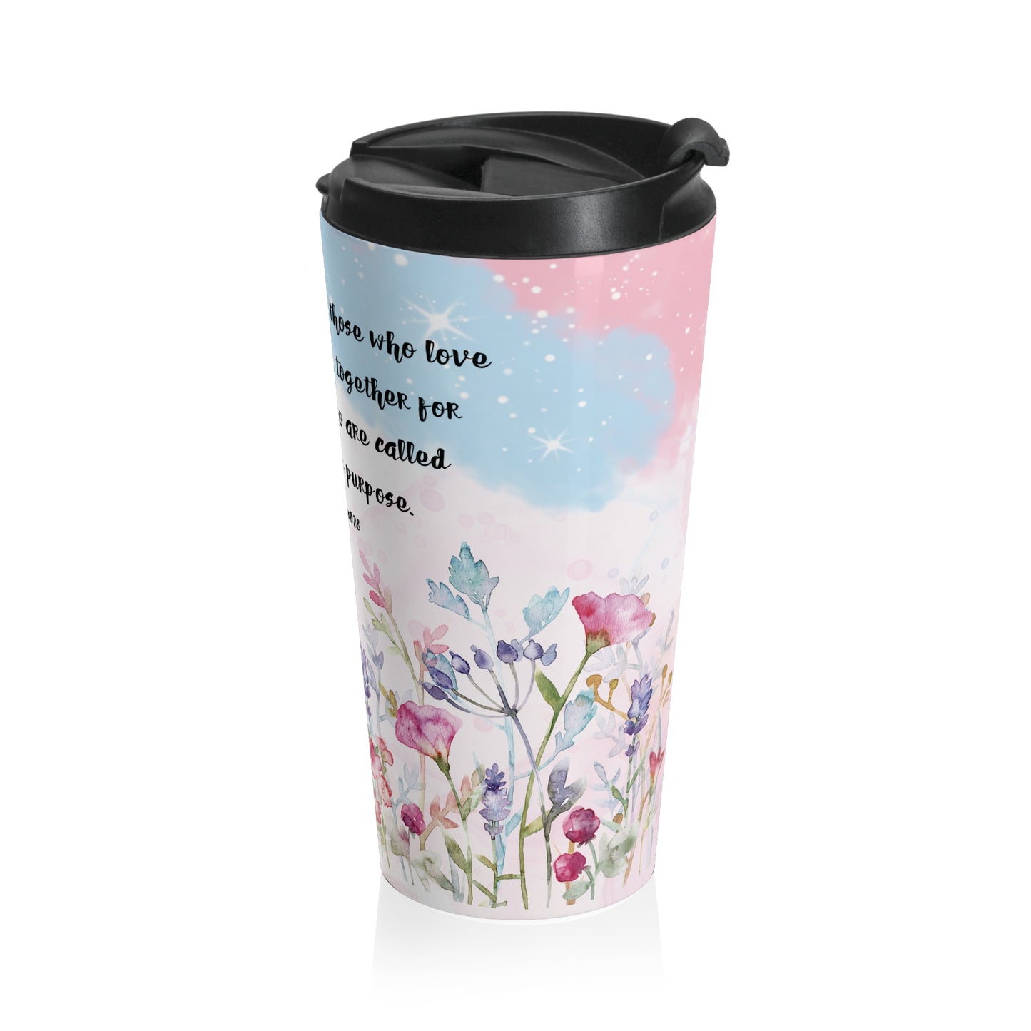 Romans 8:28 All Things for Good Stainless Steel Travel Mug
