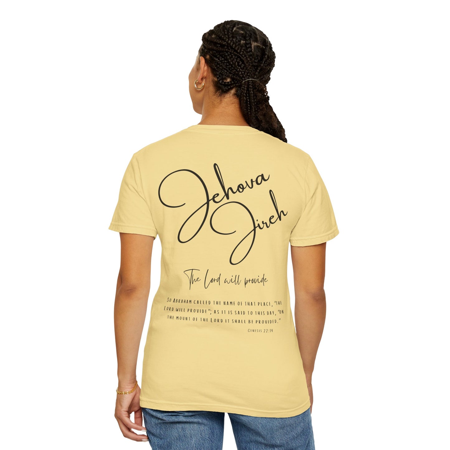 Jehova Jireh T-shirt - Faith Inspired Streetwear