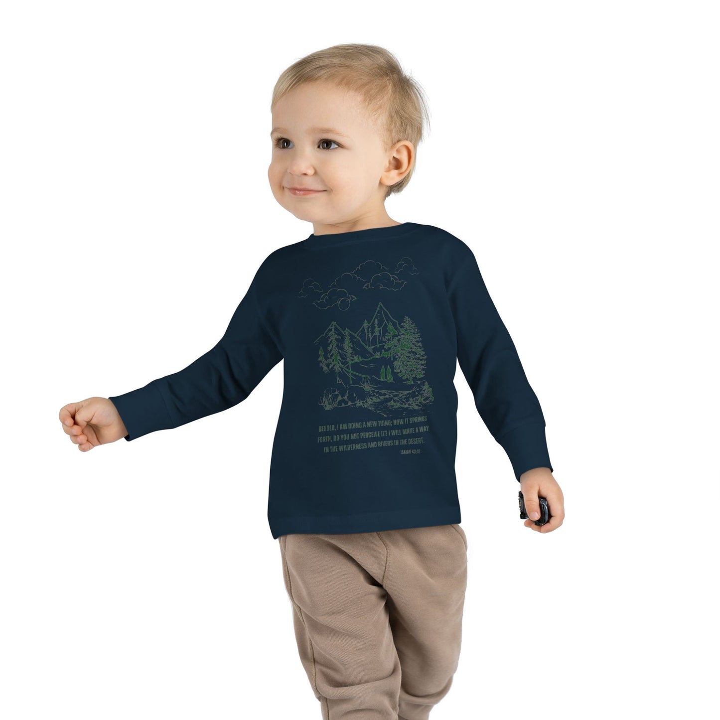 A New Thing Isaiah 43:19 Toddler Long Sleeve Tee
