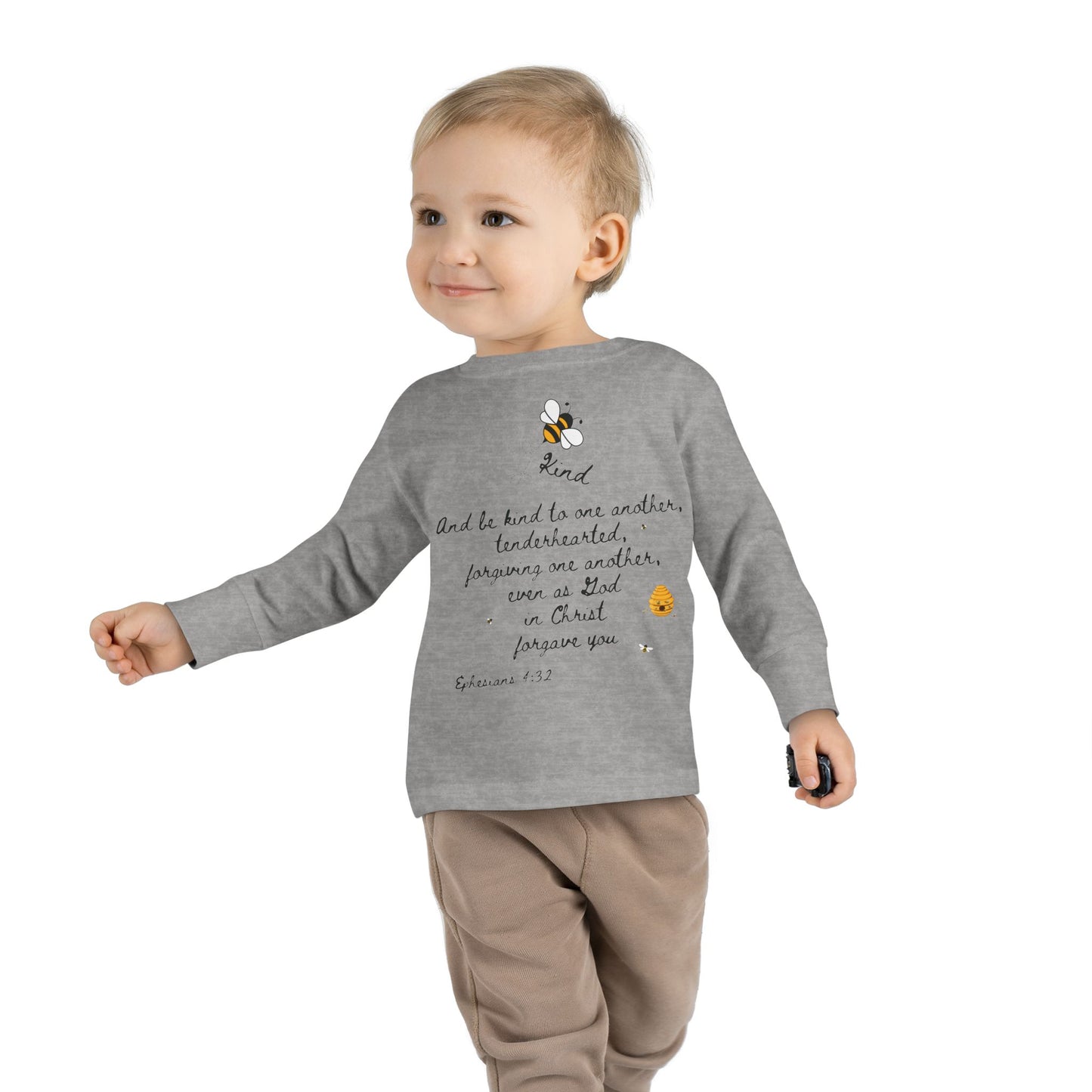 Bee kind Toddler Long Sleeve Tee