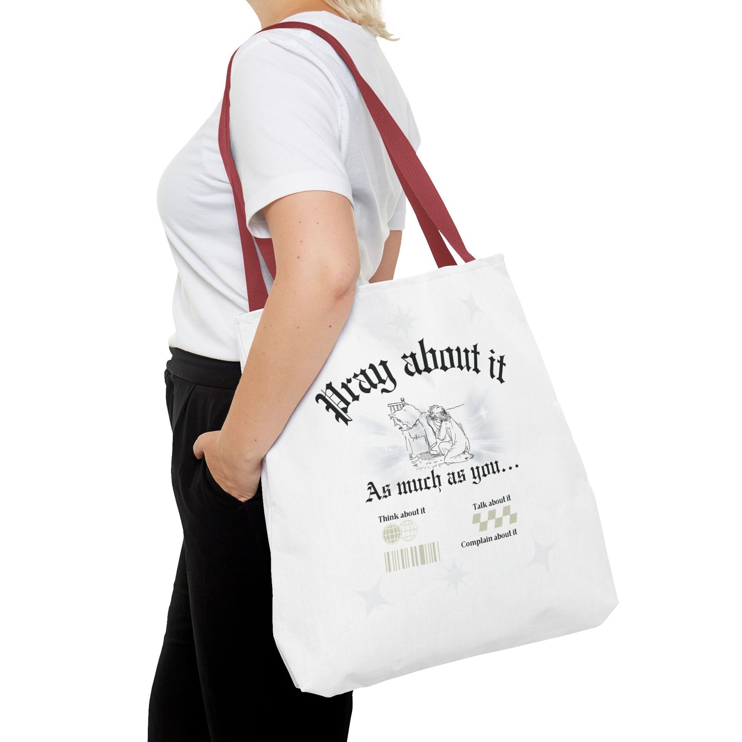 Pray about it Tote Bag