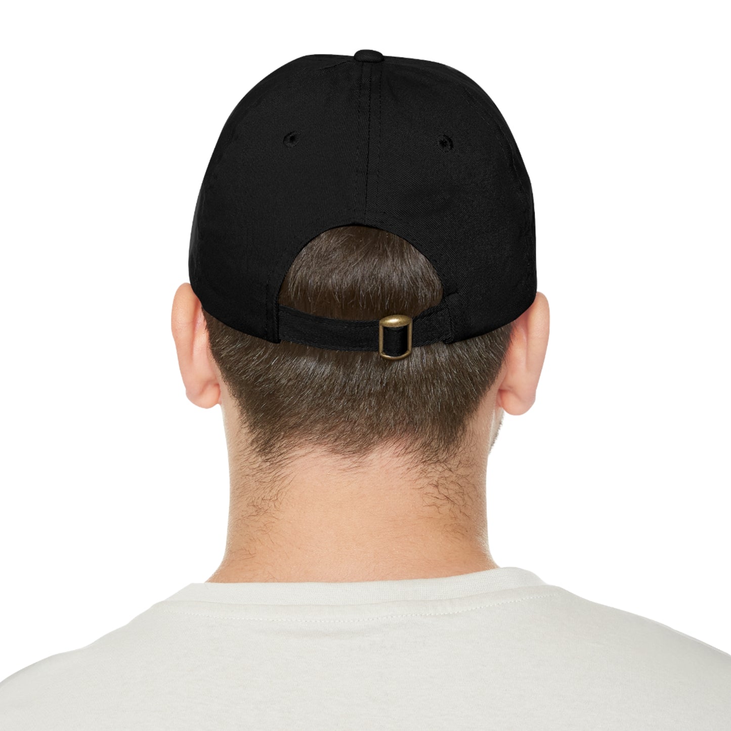 Bee Kind baseball cap with leather patch