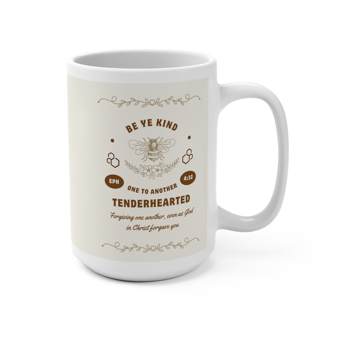 Be Ye Kind 15oz Mug - Perfect for Coffee Lovers & Thoughtful Gifts