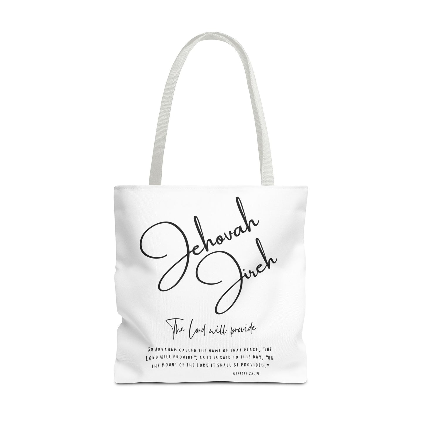 Jehova Jireh Tote Bag