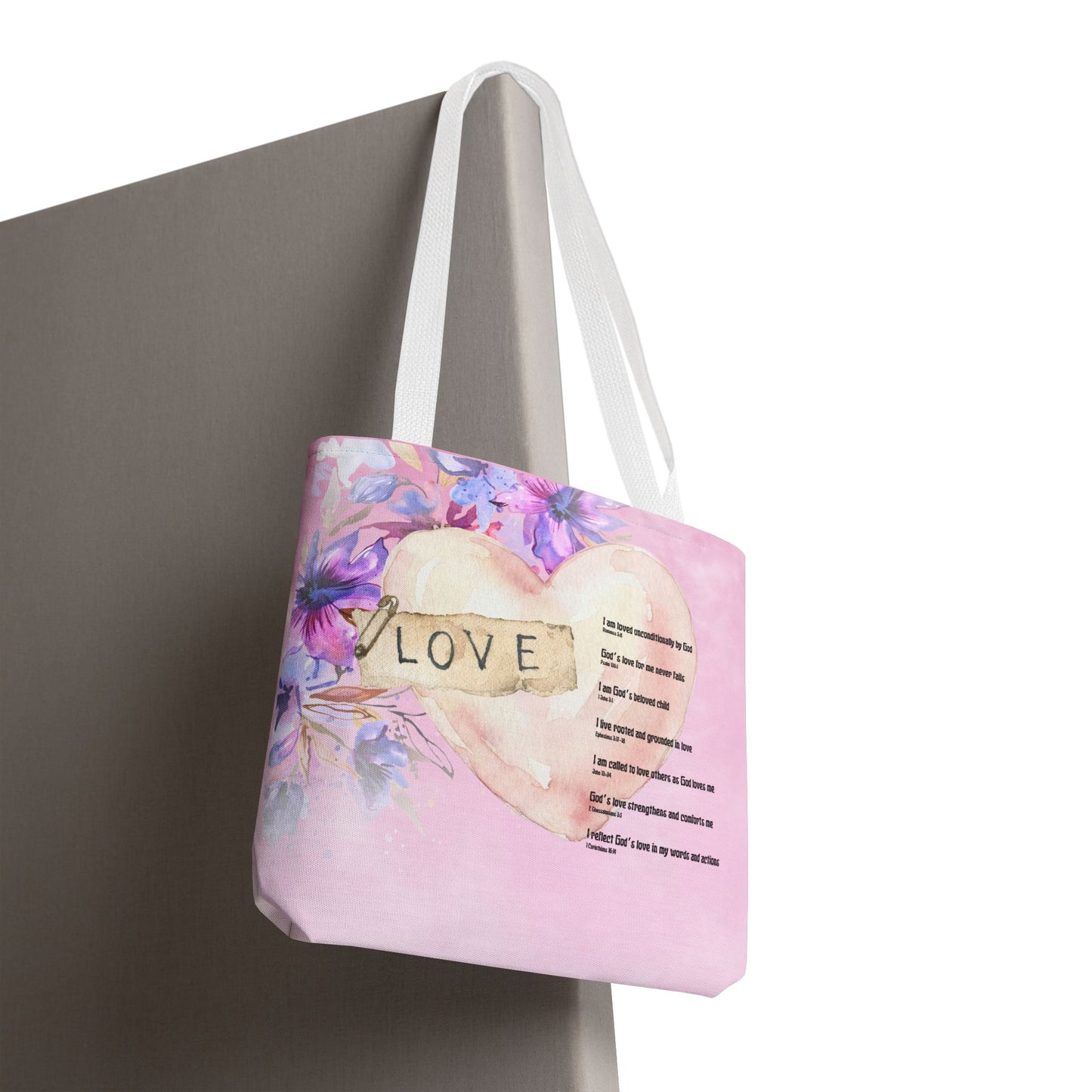 Love Affirmations Tote Bag