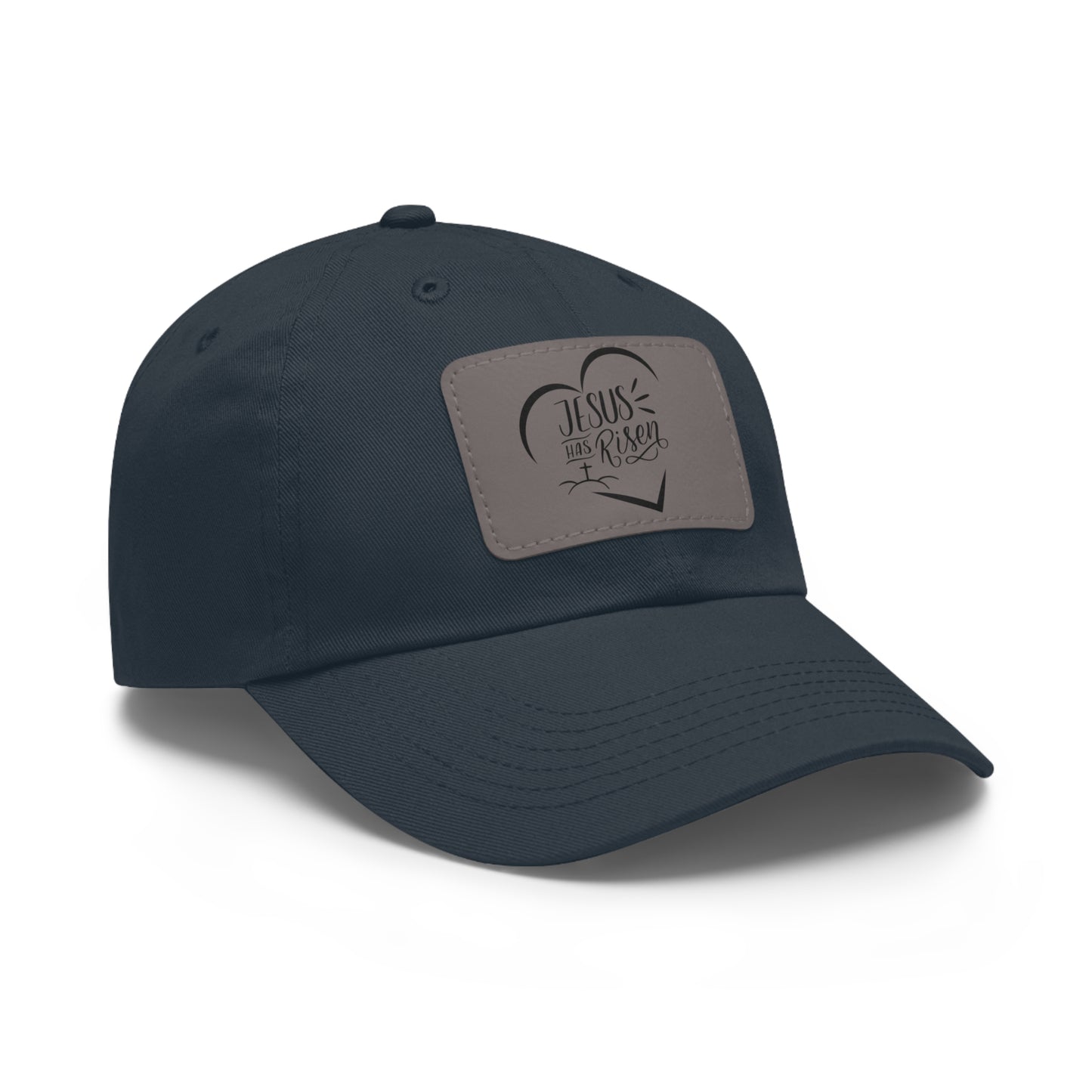 Jesus has Risen baseball cap with leather patch