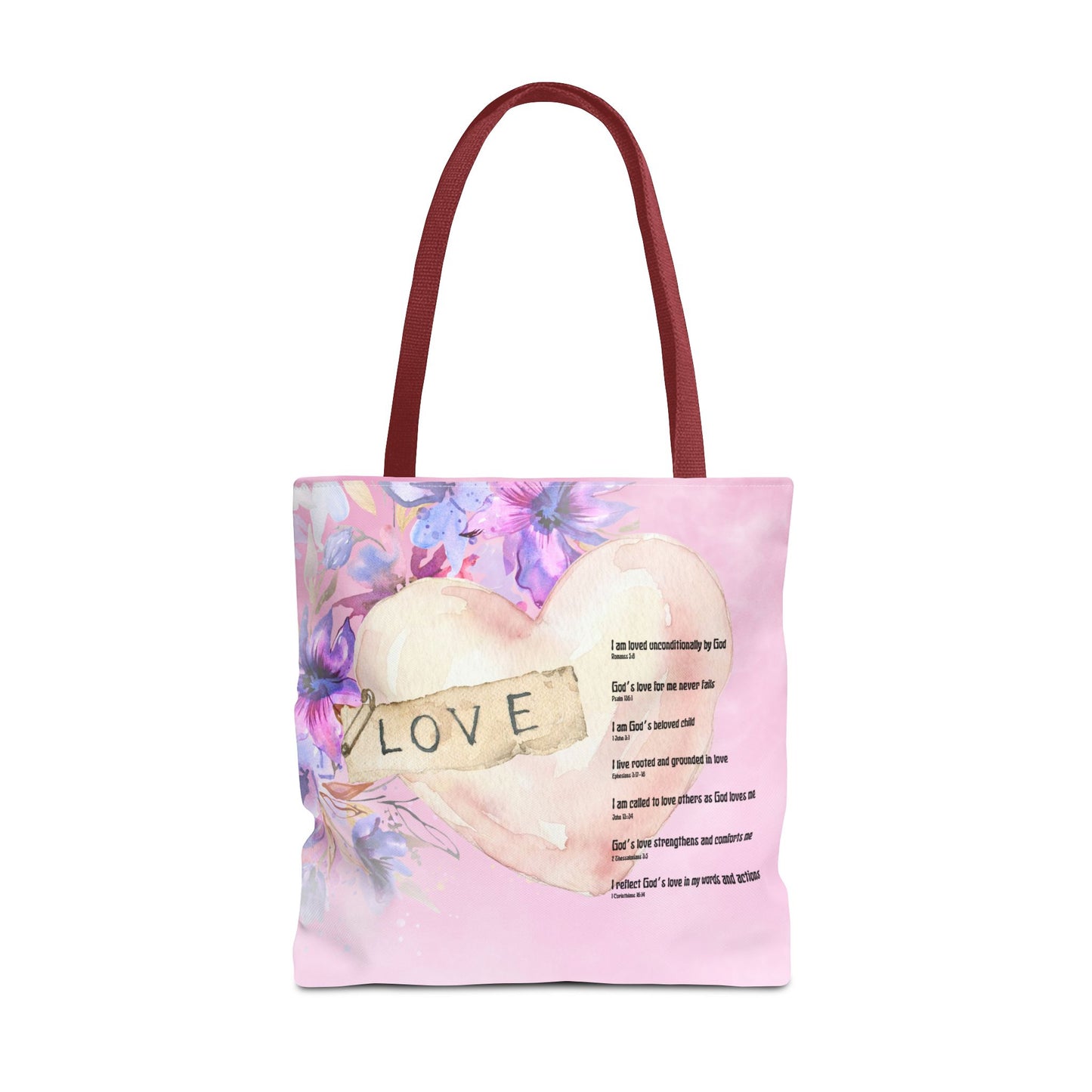 Love Affirmations Tote Bag