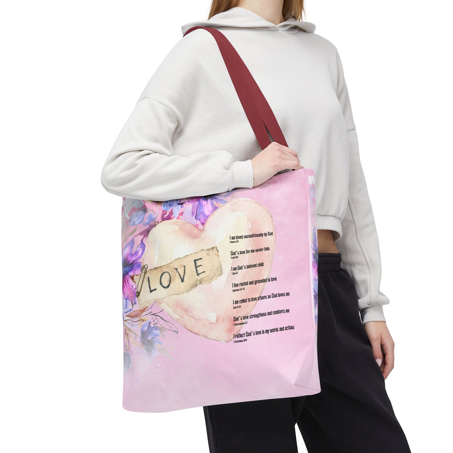 Love Affirmations Tote Bag