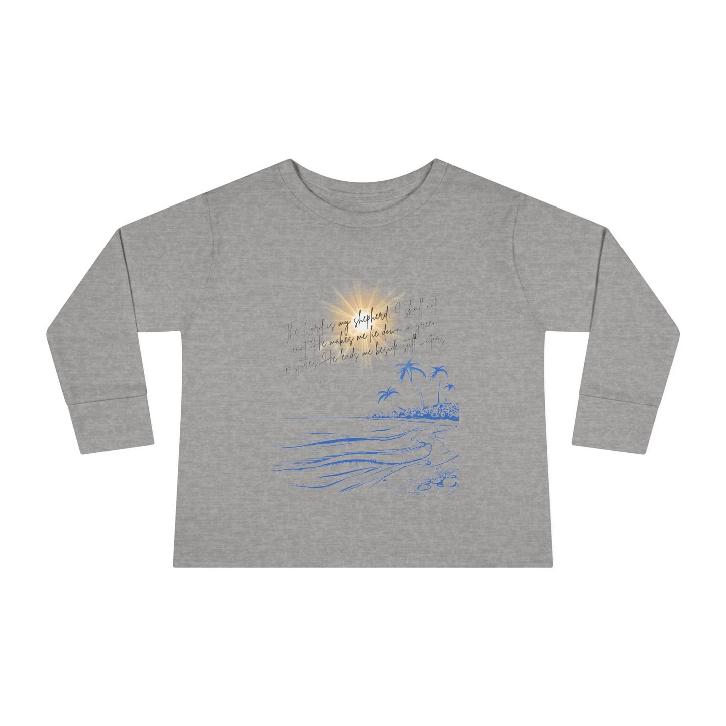 Psalm 23:1 Toddler Long Sleeve Tee