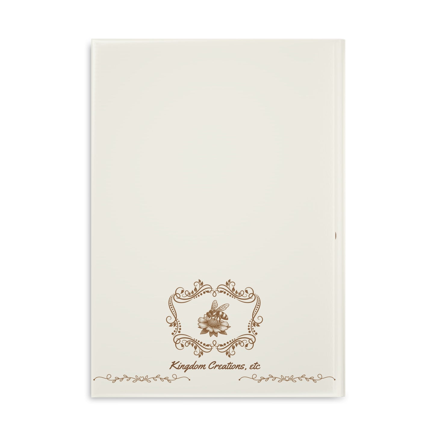 Beige Be Ye Kind Hardcover Notebook with Puffy Covers