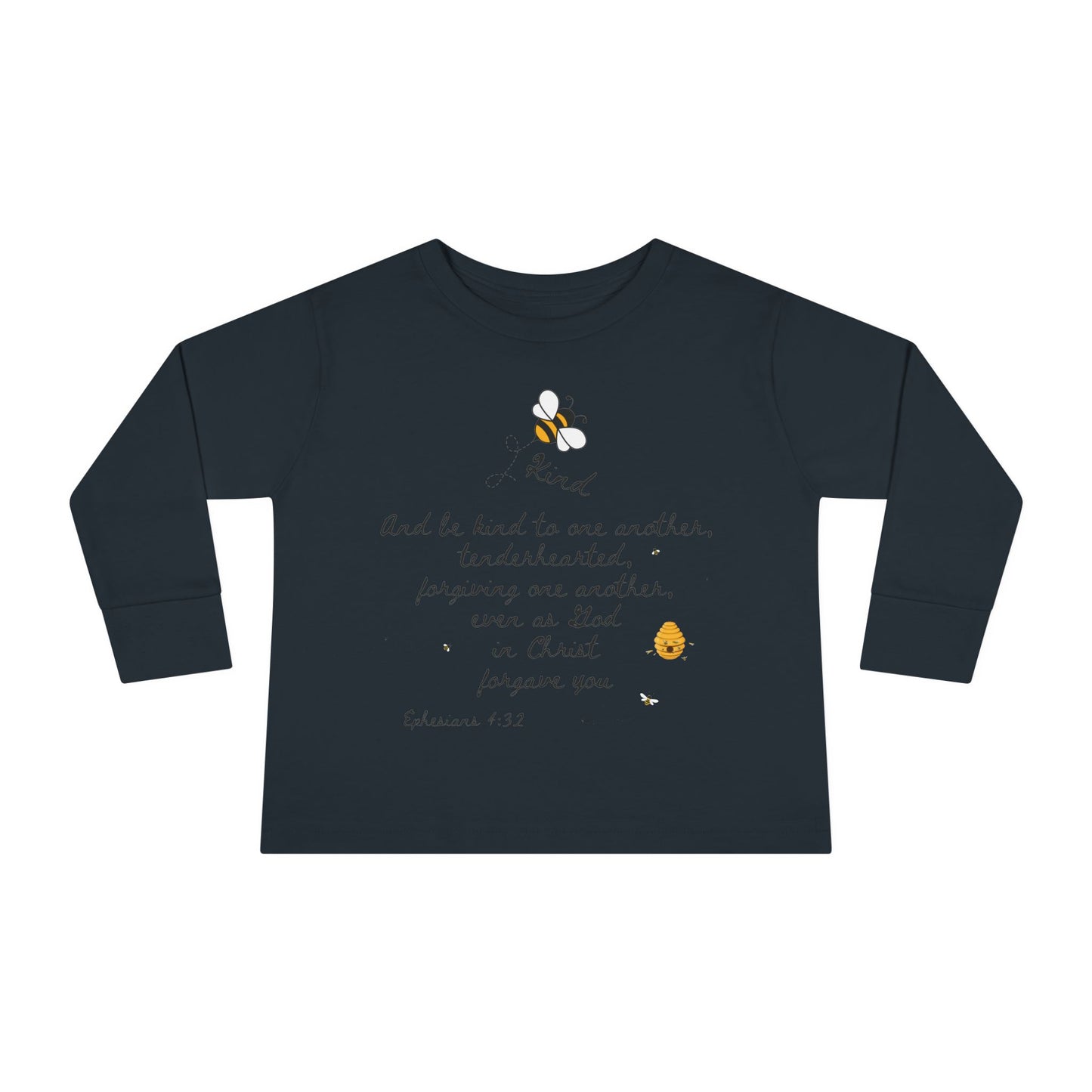 Bee kind Toddler Long Sleeve Tee