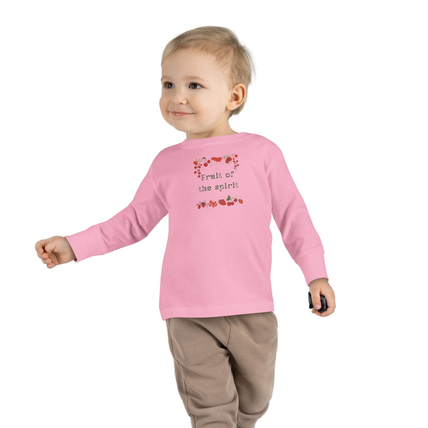 Fruitofhe Spirit Toddler Long Sleeve Tee