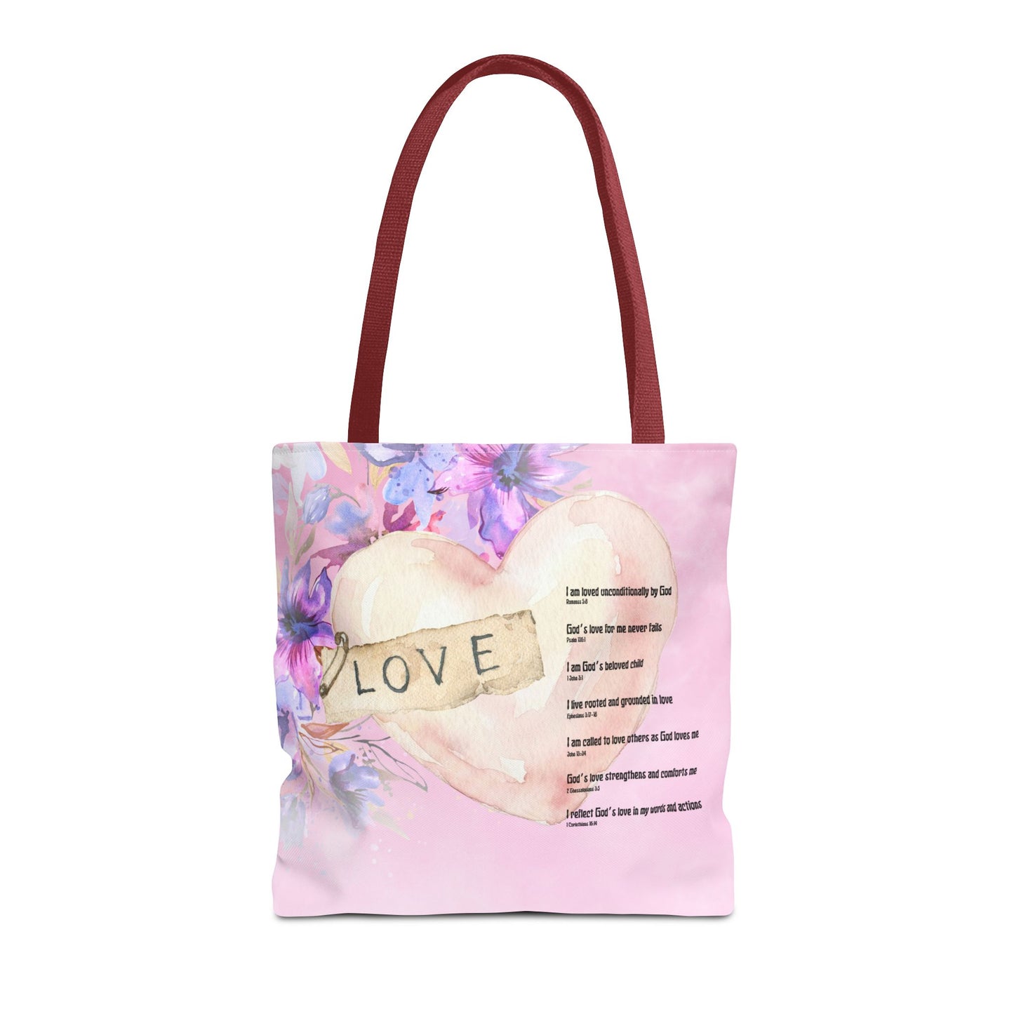 Love Affirmations Tote Bag