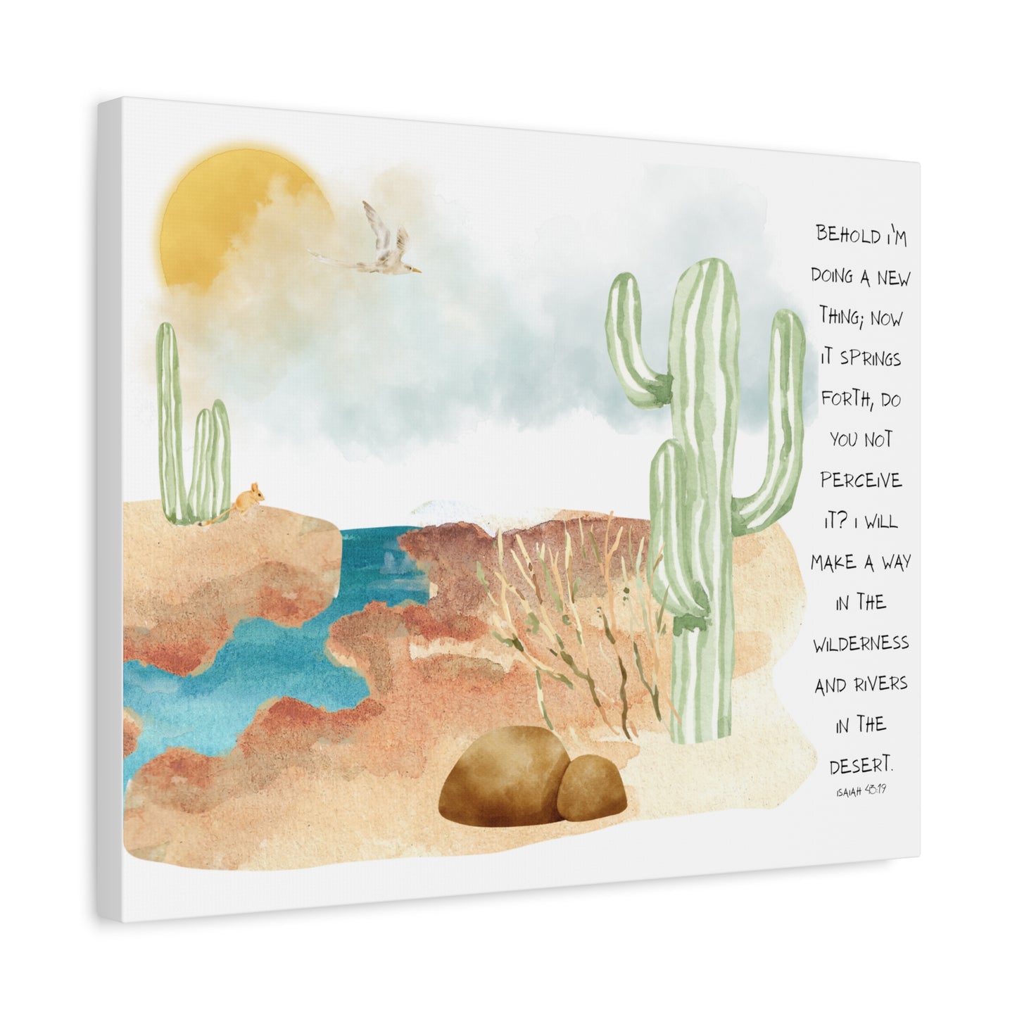 Isaiah 43:19 Canvas Art