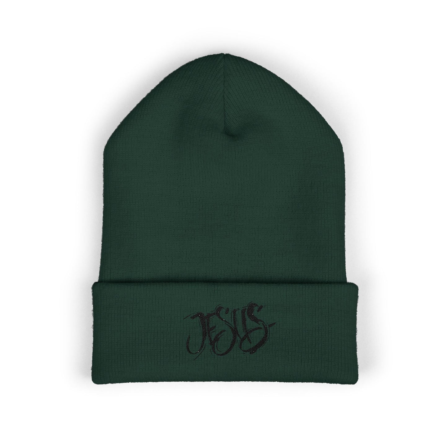Jesus Classic Cuffed Beanie | Embroidered Winter Hat