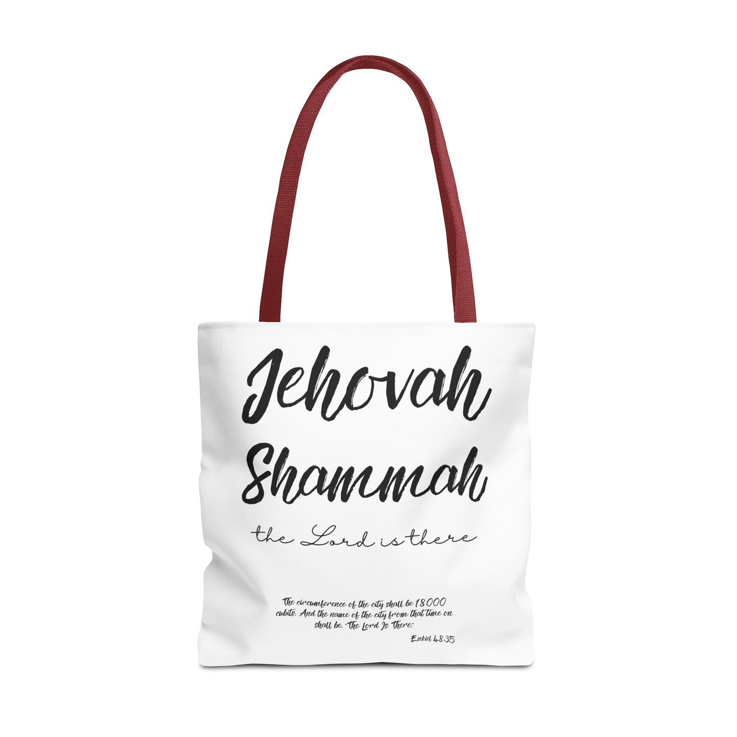 Jehovah Shammah Tote Bag