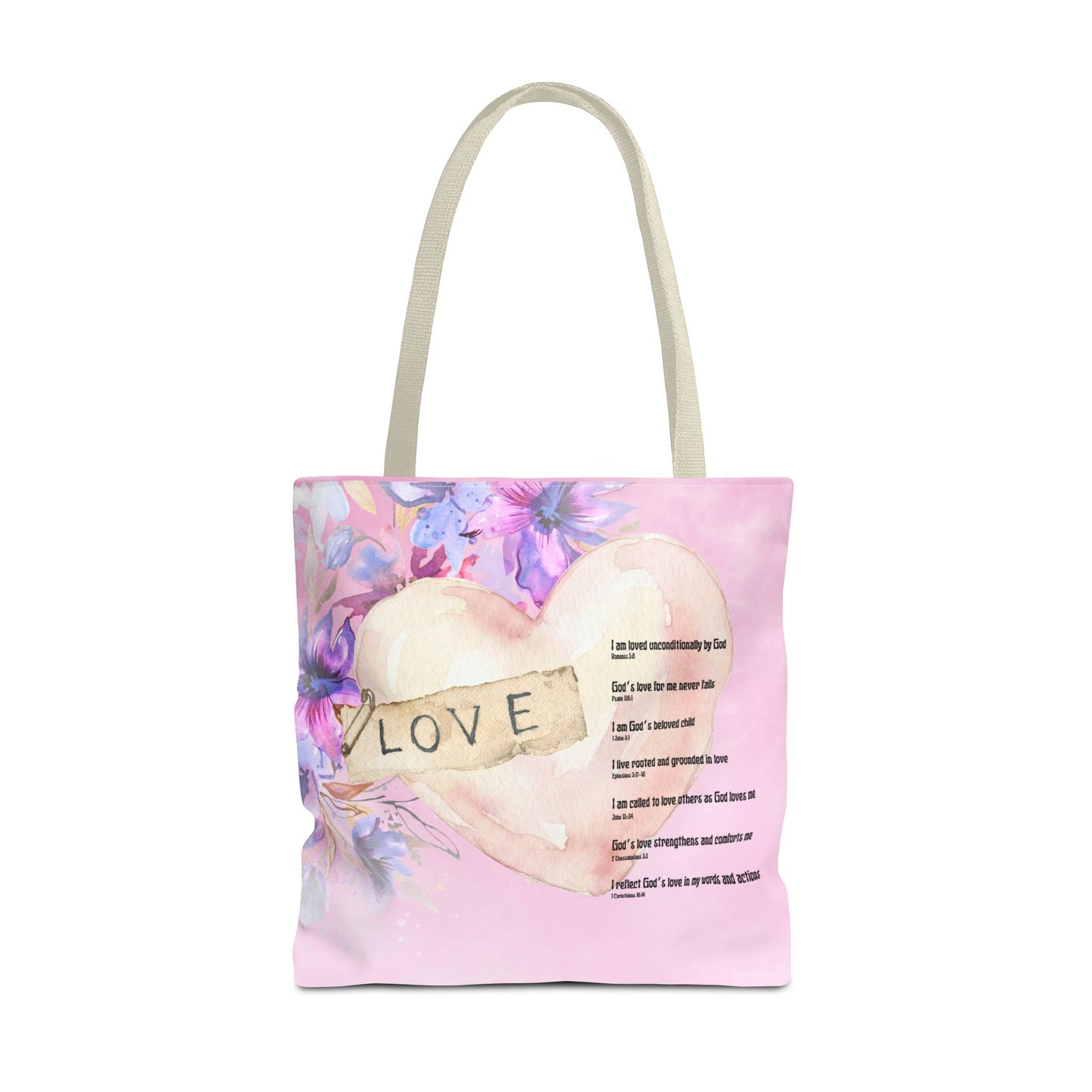 Love Affirmations Tote Bag