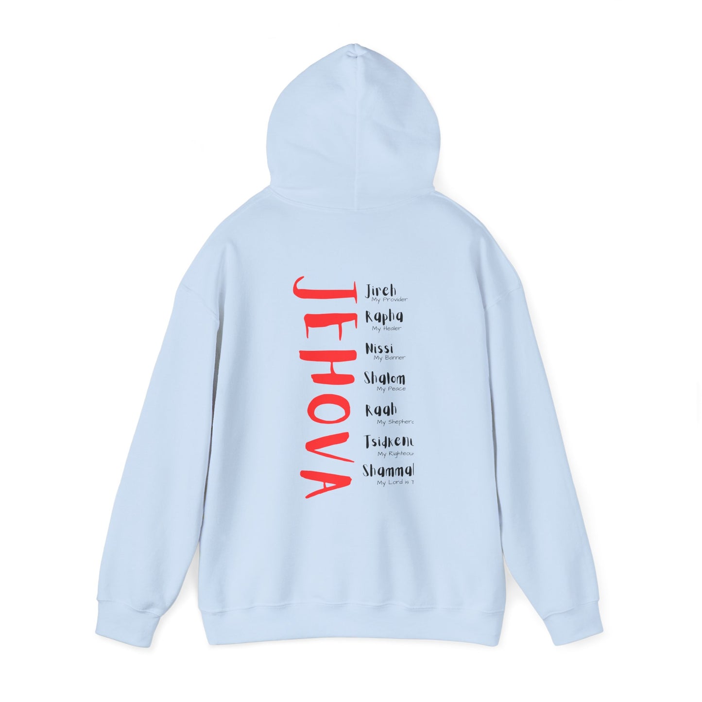 Jehovah Hooded Sweatshirt - Comfort and Spirituality