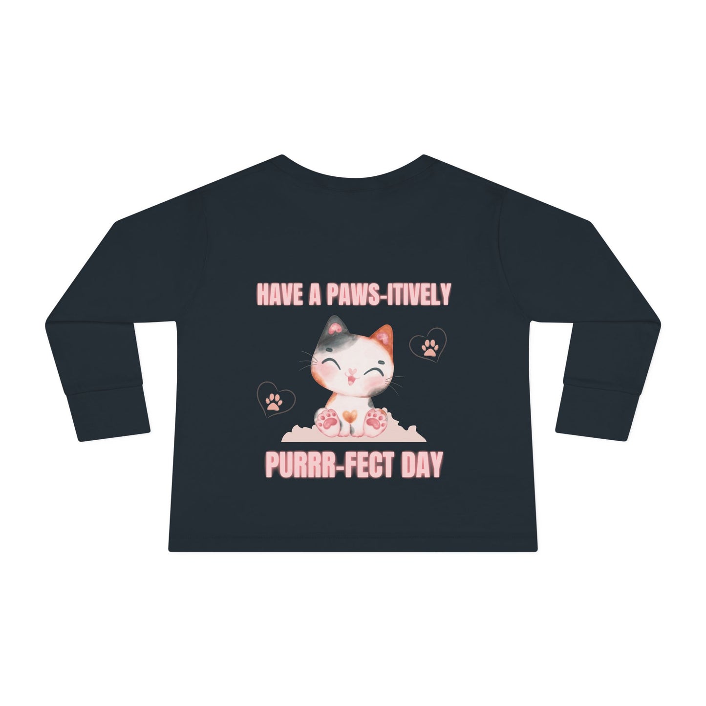 Paws-itively Purr-fect Toddler Long Sleeve Tee