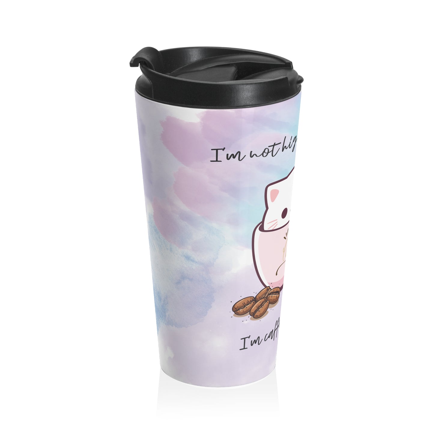 Caffeine Specific Stainless Steel Travel Mug