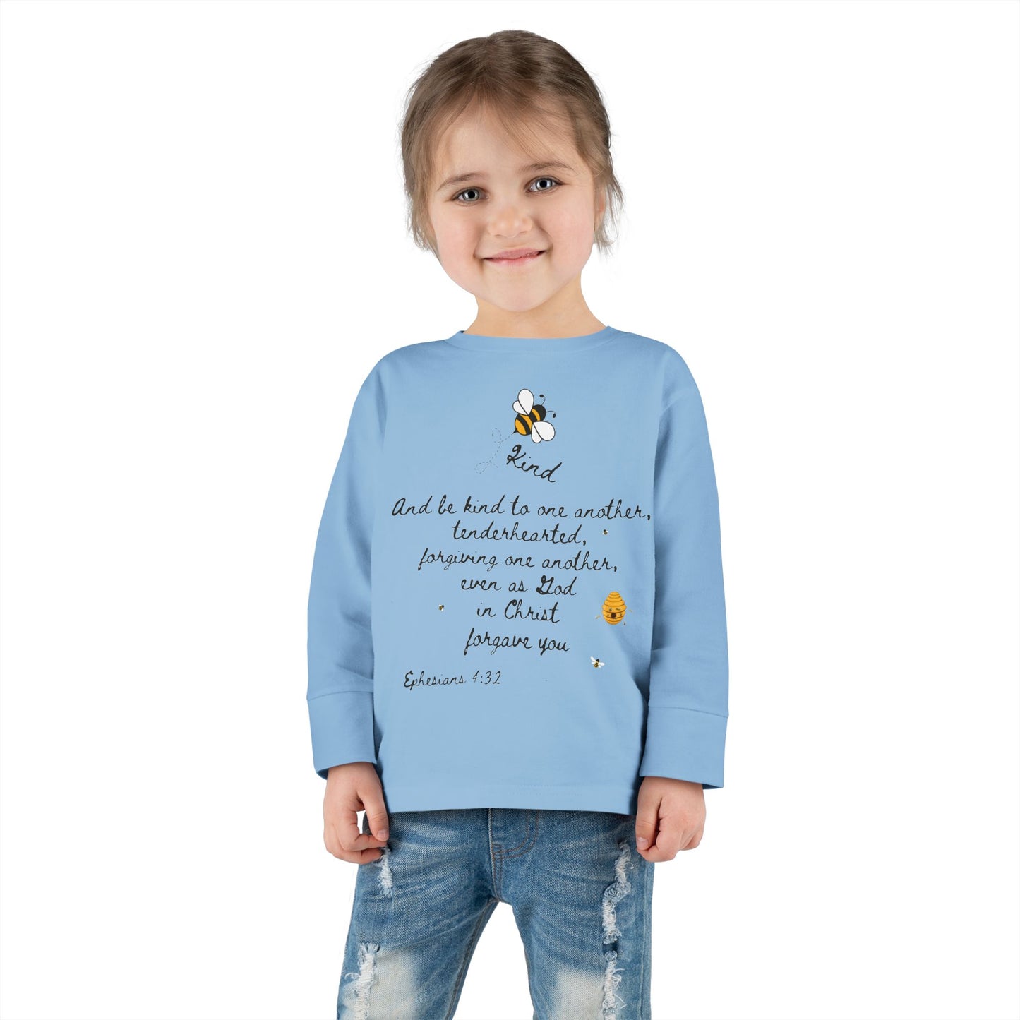 Bee kind Toddler Long Sleeve Tee