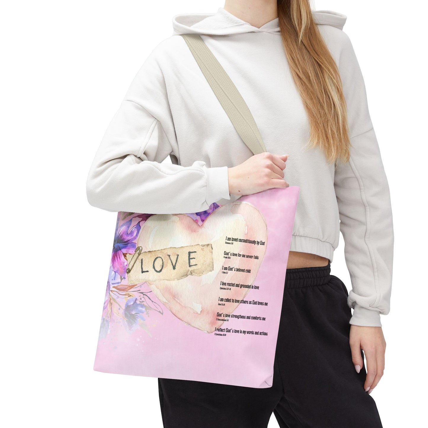Love Affirmations Tote Bag