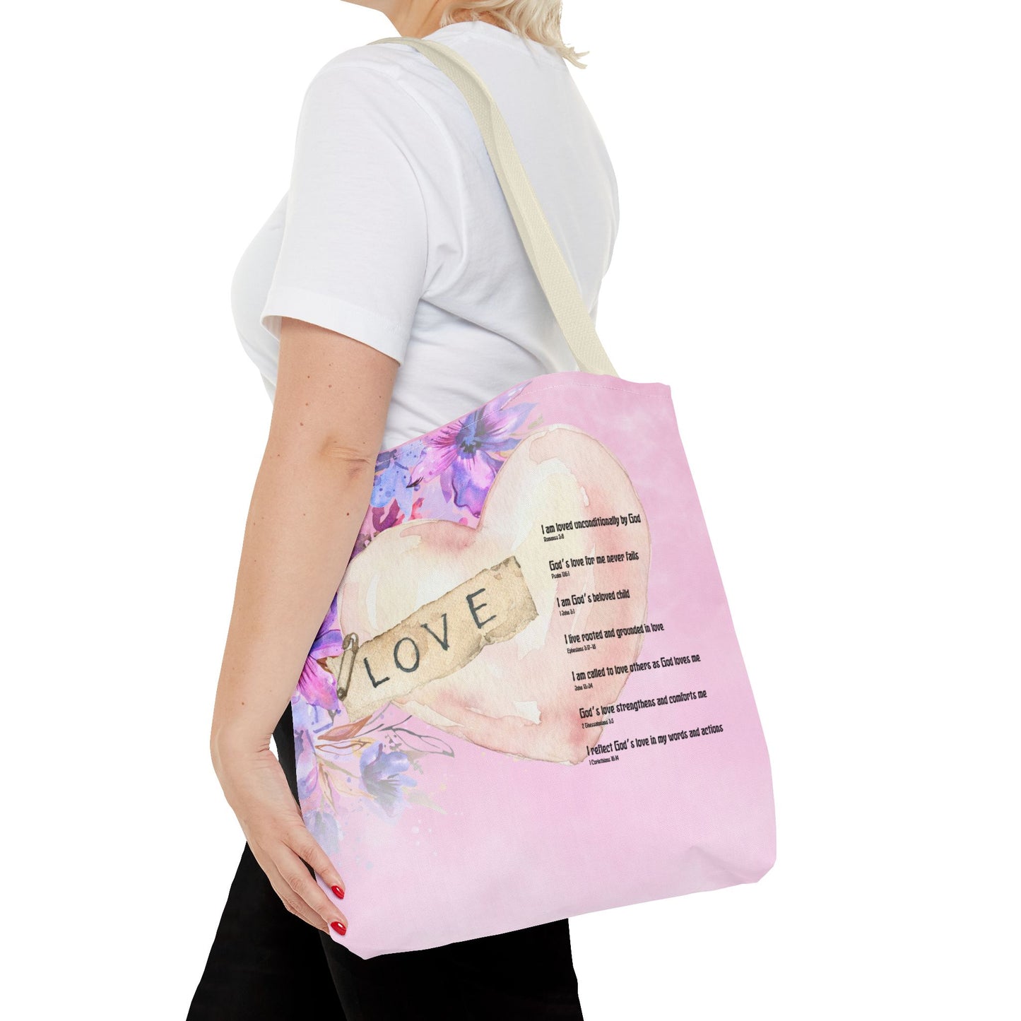 Love Affirmations Tote Bag