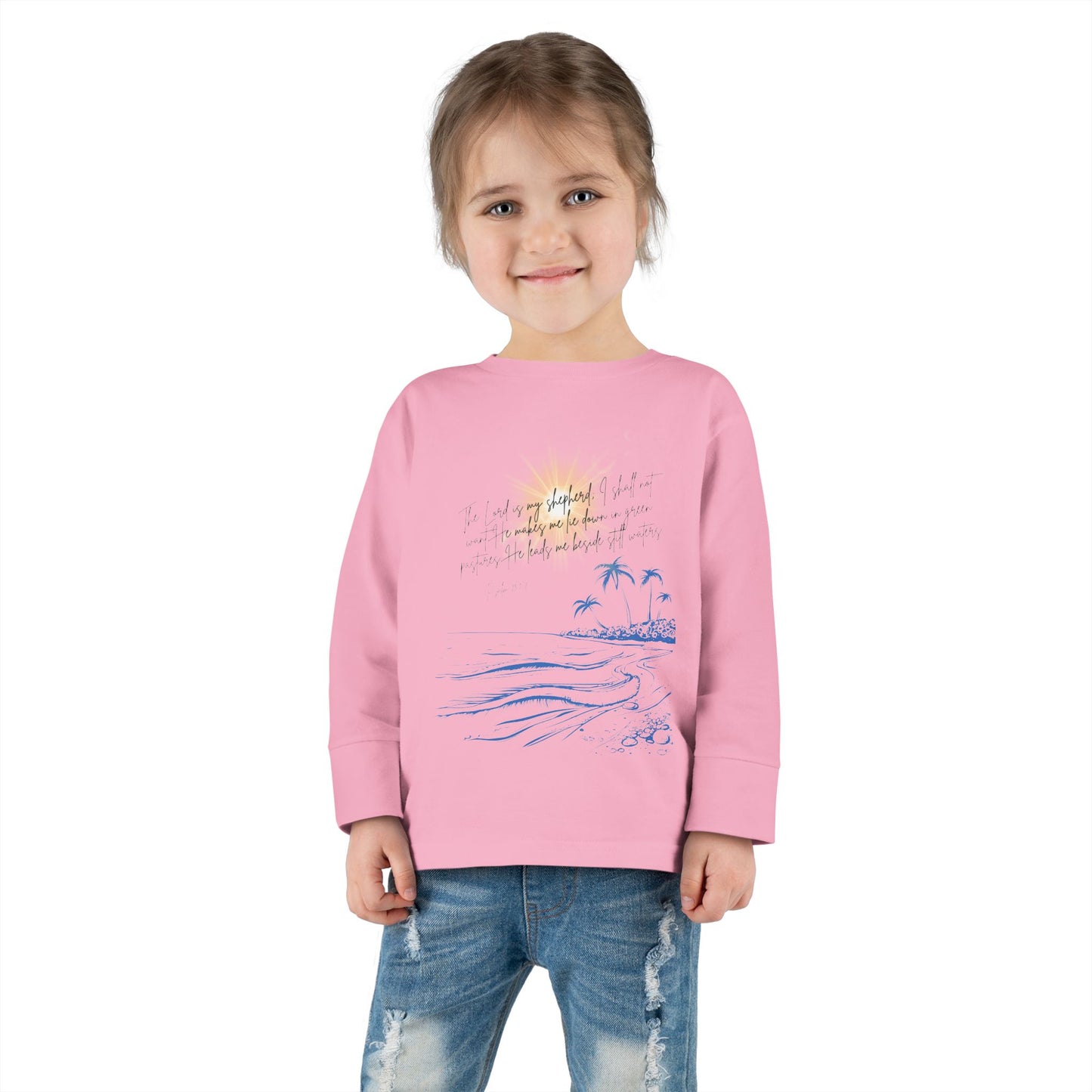 Psalm 23:1 Toddler Long Sleeve Tee