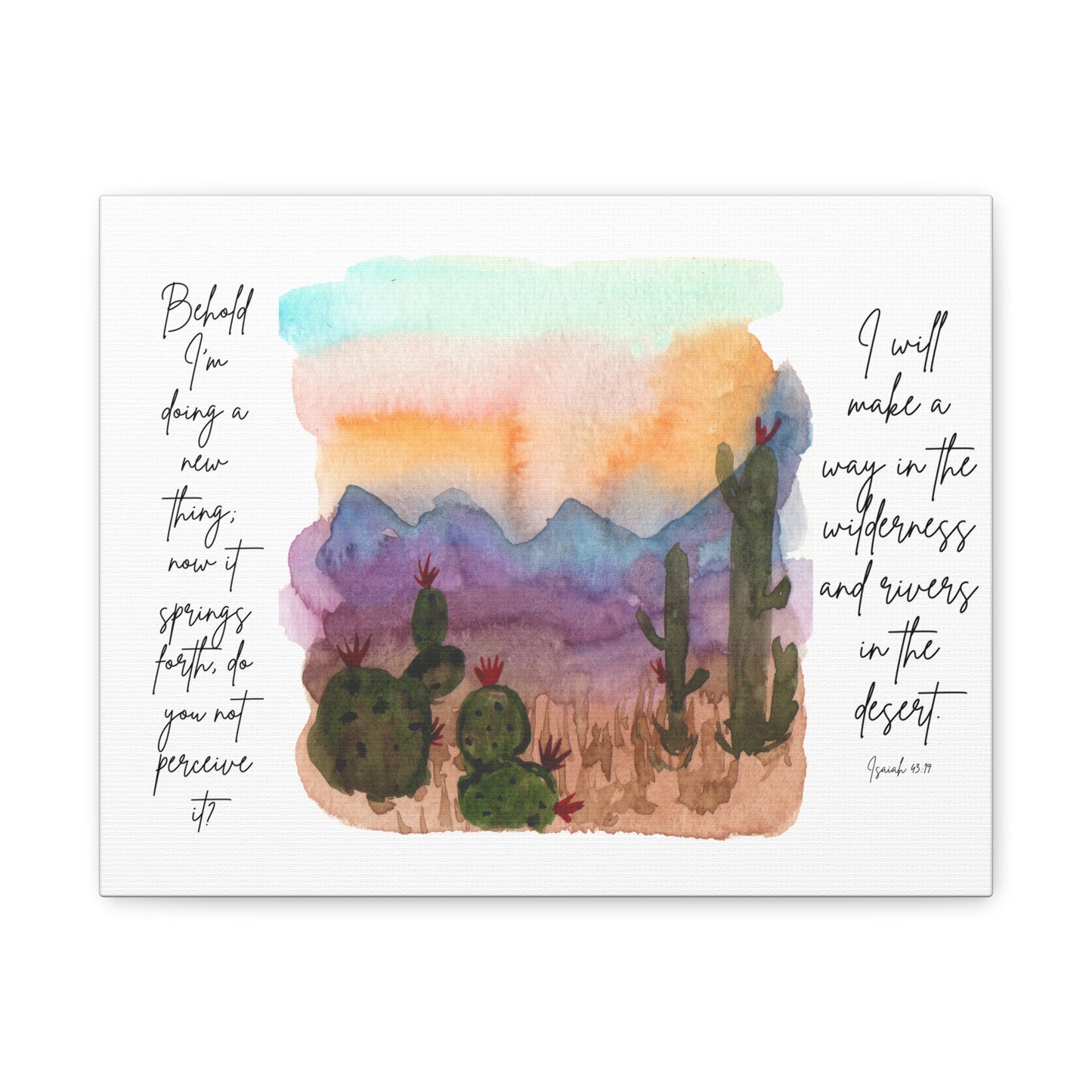 Do you not perceive it Canvas Art