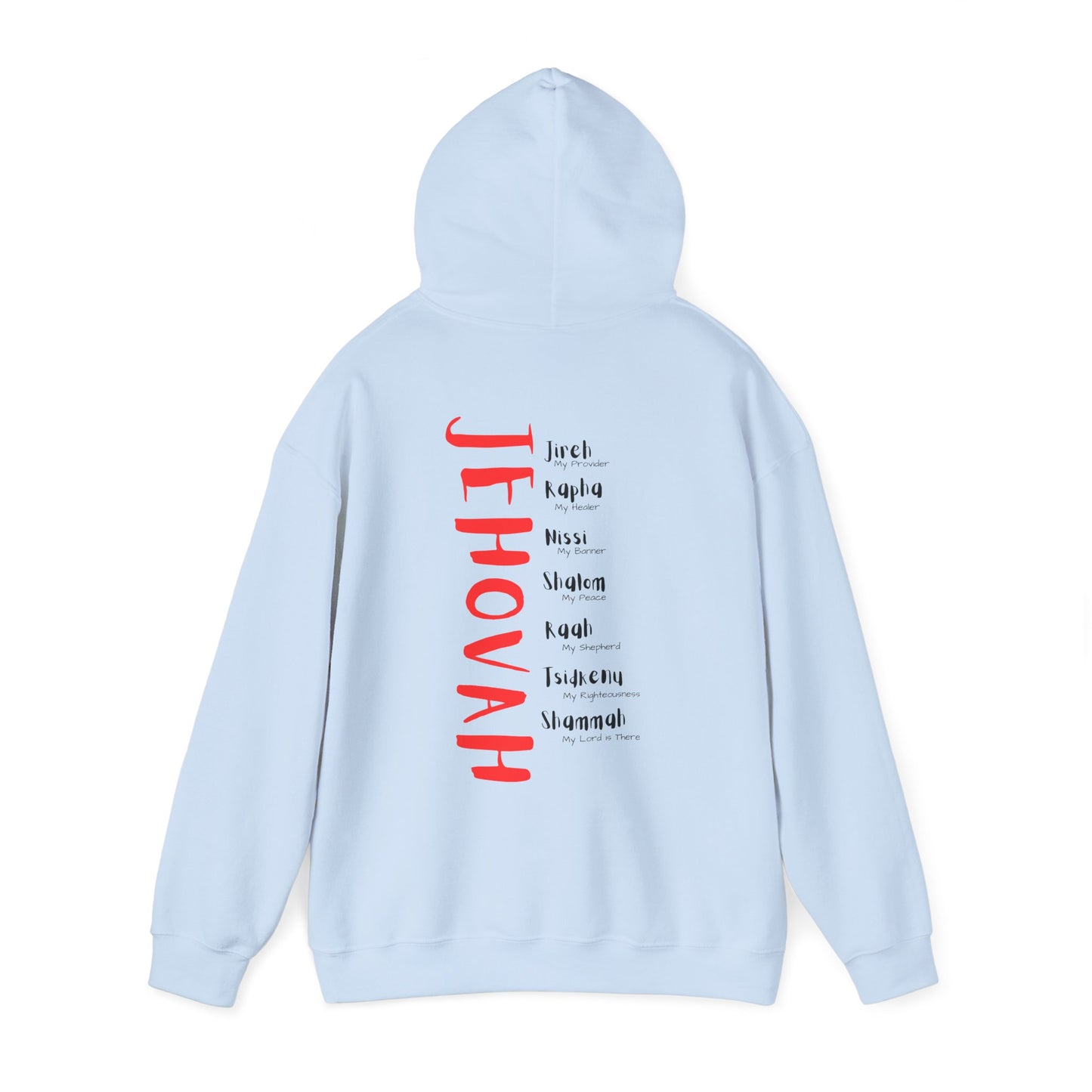 Jehovah Hooded Sweatshirt - Comfort and Spirituality
