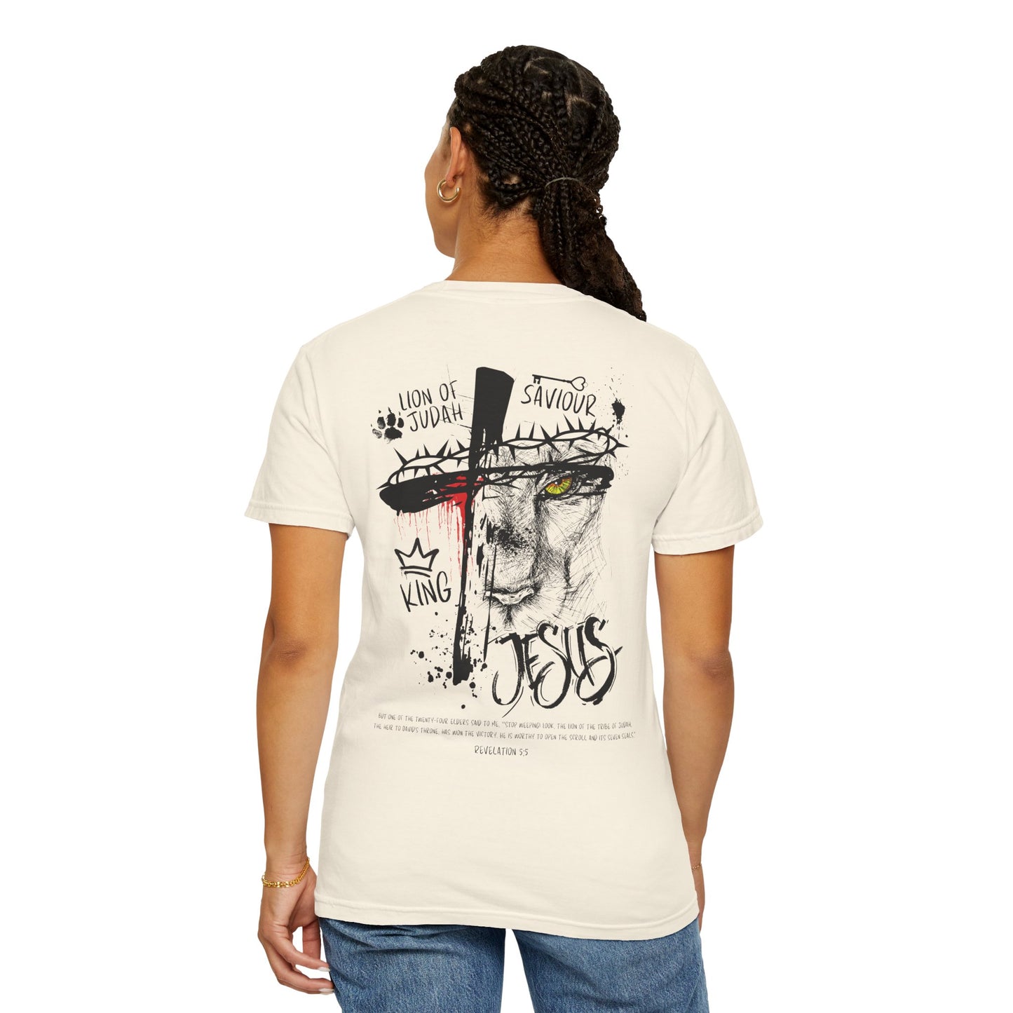 Lion of Judah Rev 5:5 T-shirt - Faith Inspired Streetwear