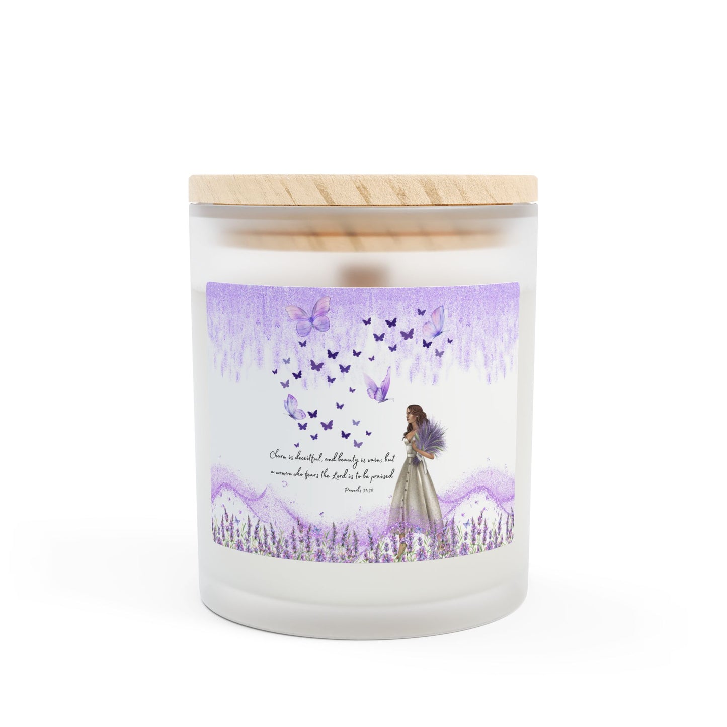 Proverbs 31 Glass Candle, 11oz