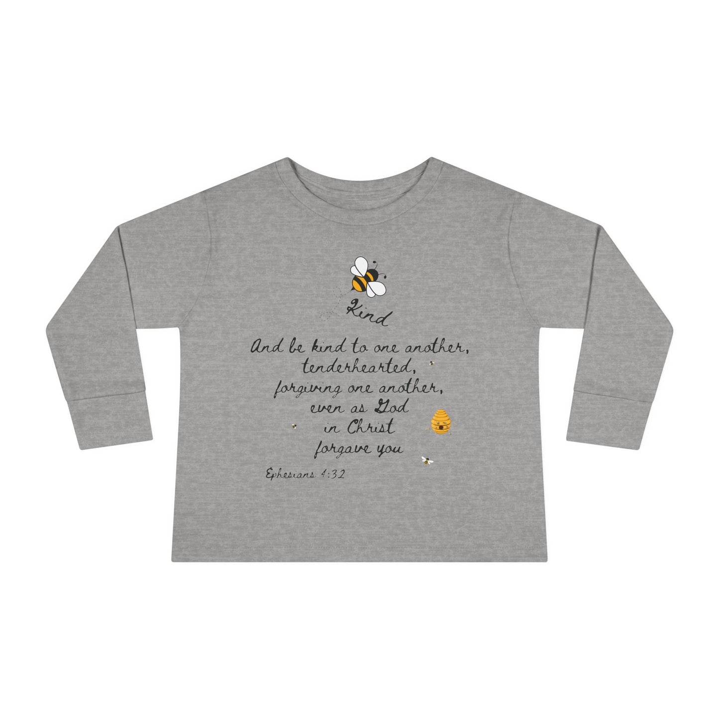 Bee kind Toddler Long Sleeve Tee