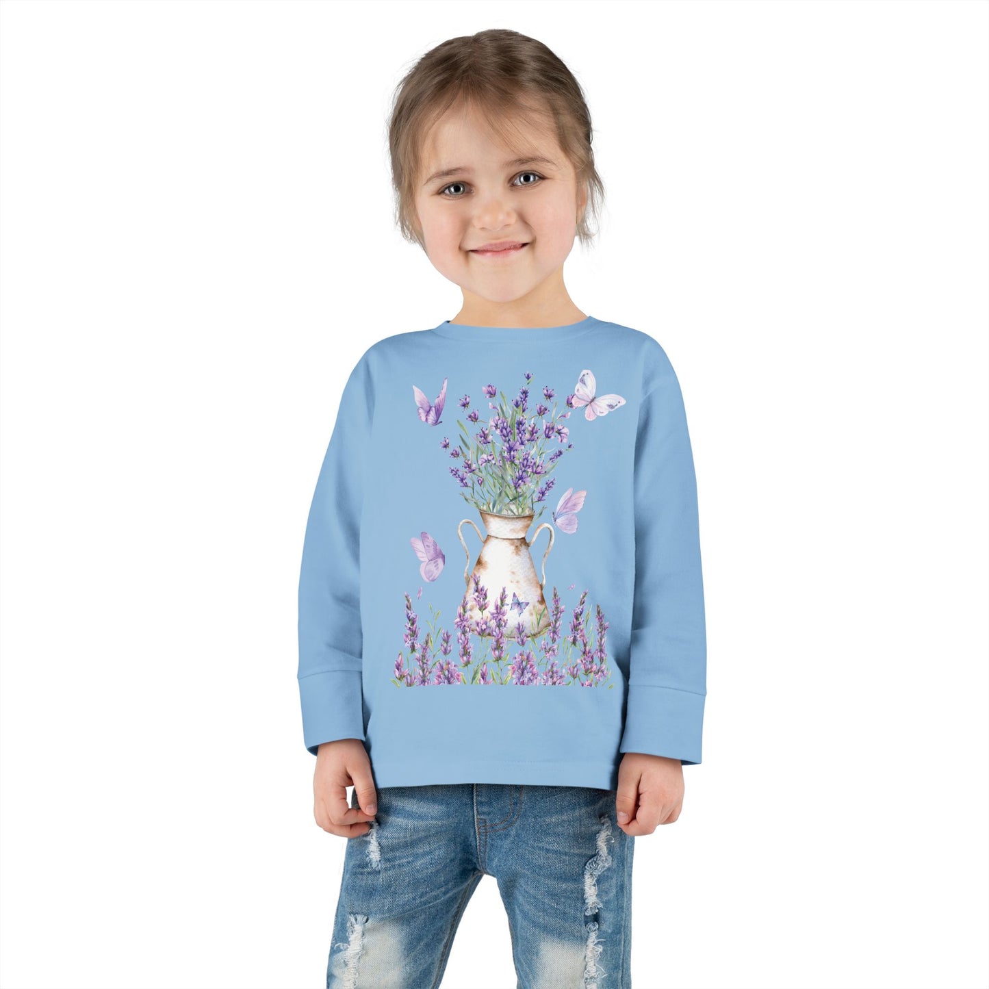 Lilacs Toddler Long Sleeve Tee