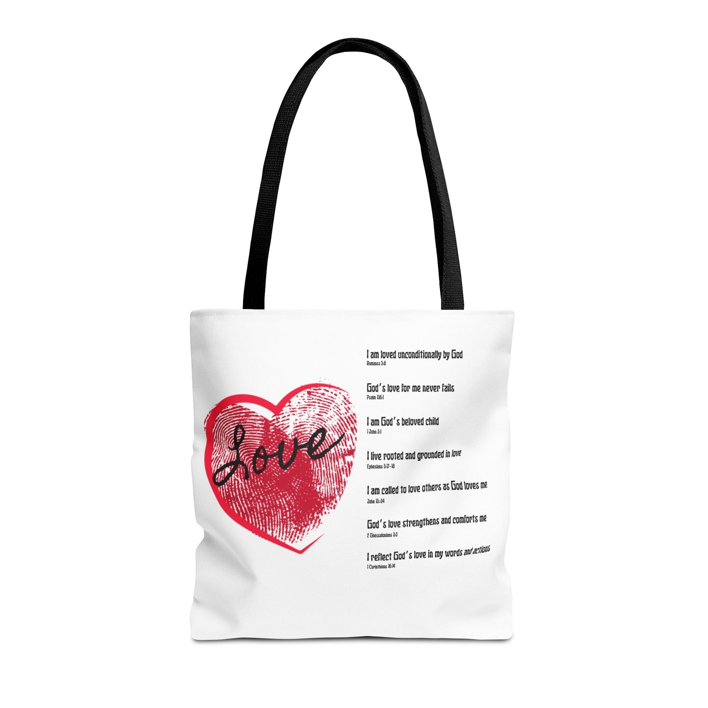 Love Affirmations Tote Bag