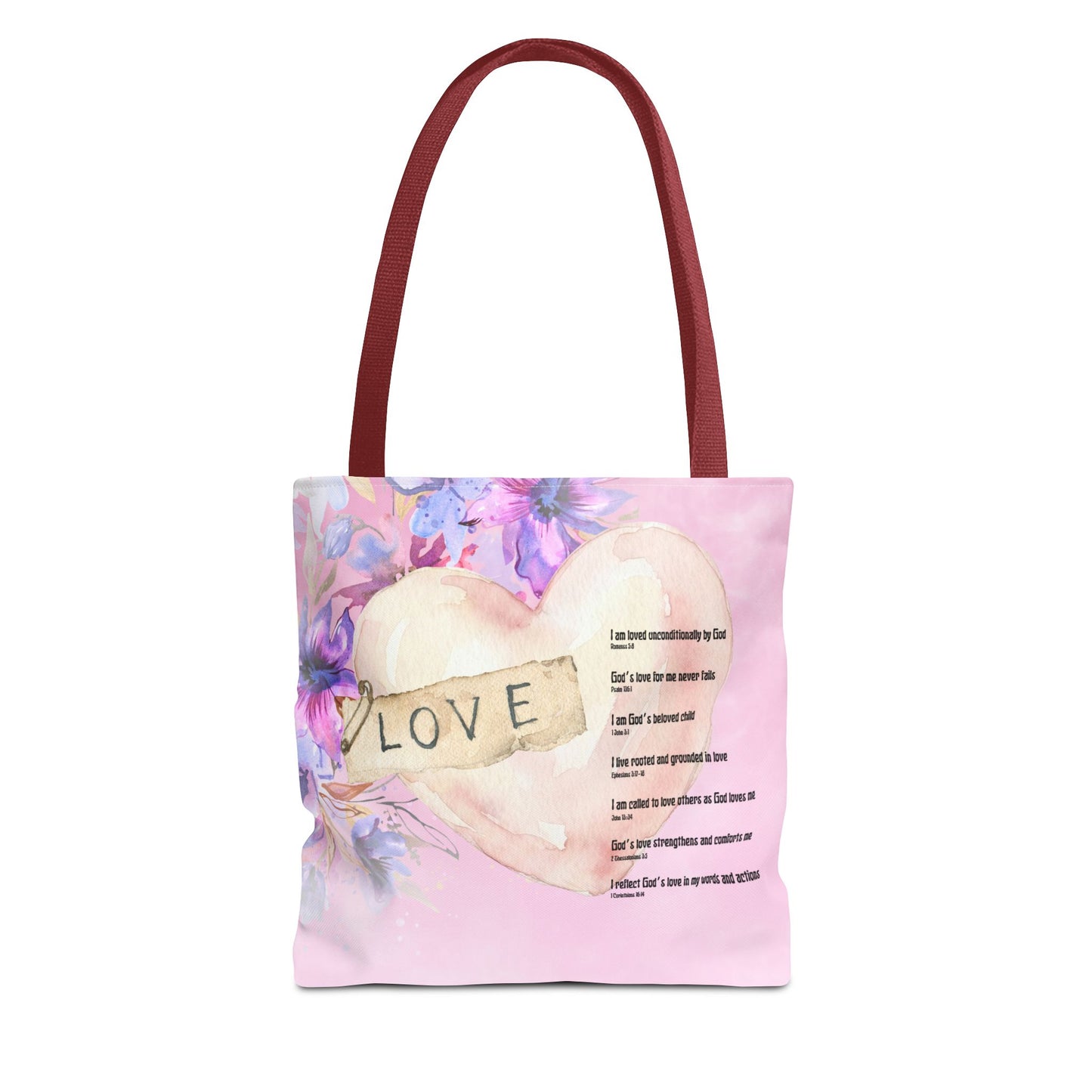 Love Affirmations Tote Bag