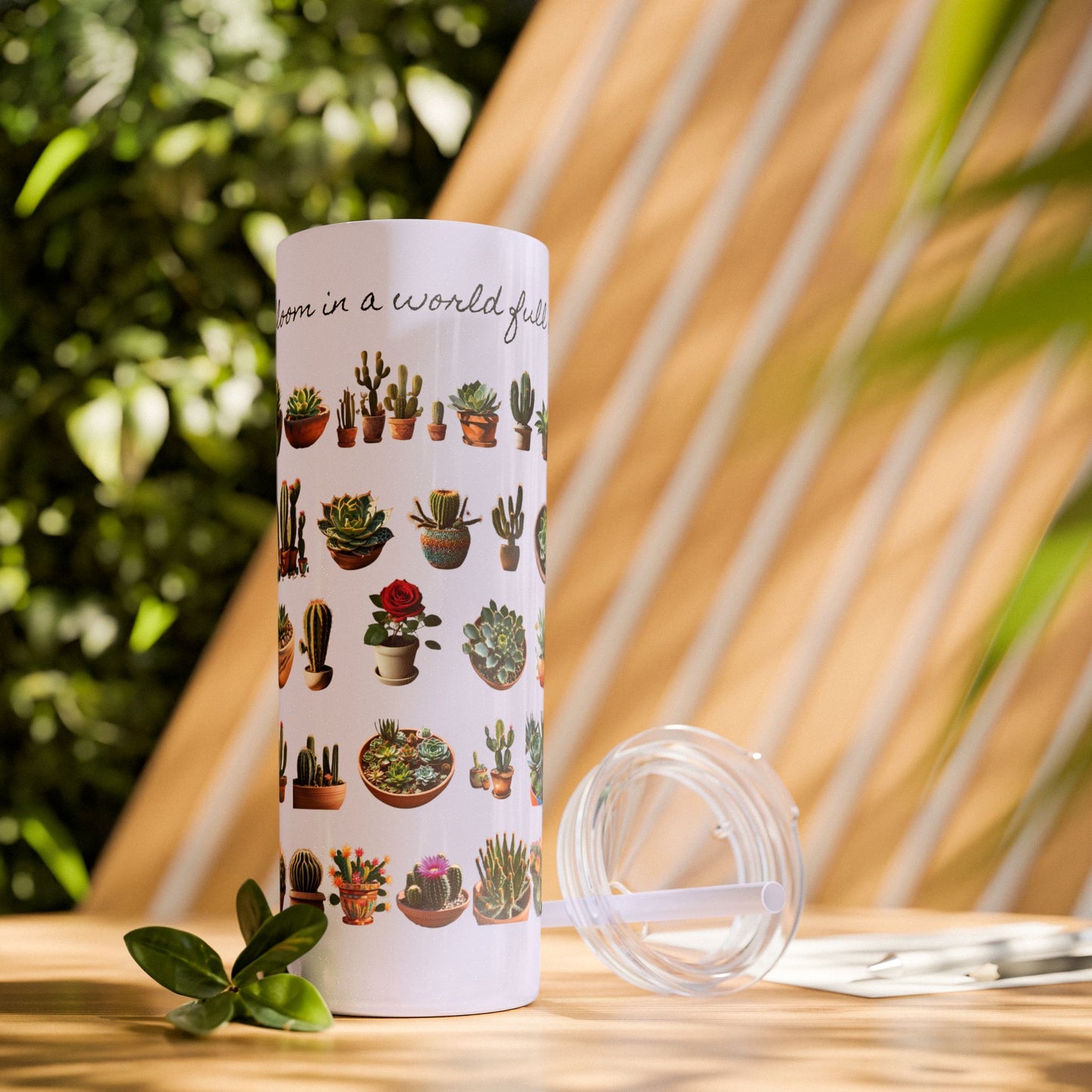 Dare to Bloom Tumbler Cup