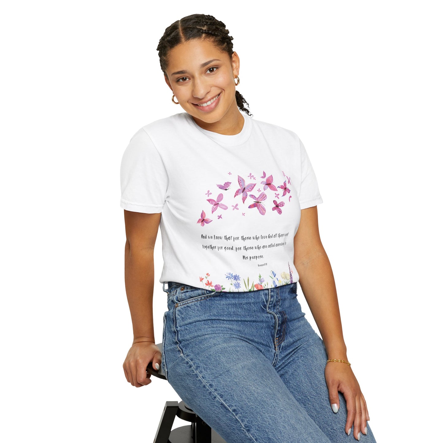 Romans 8:28 with grace T-shirt