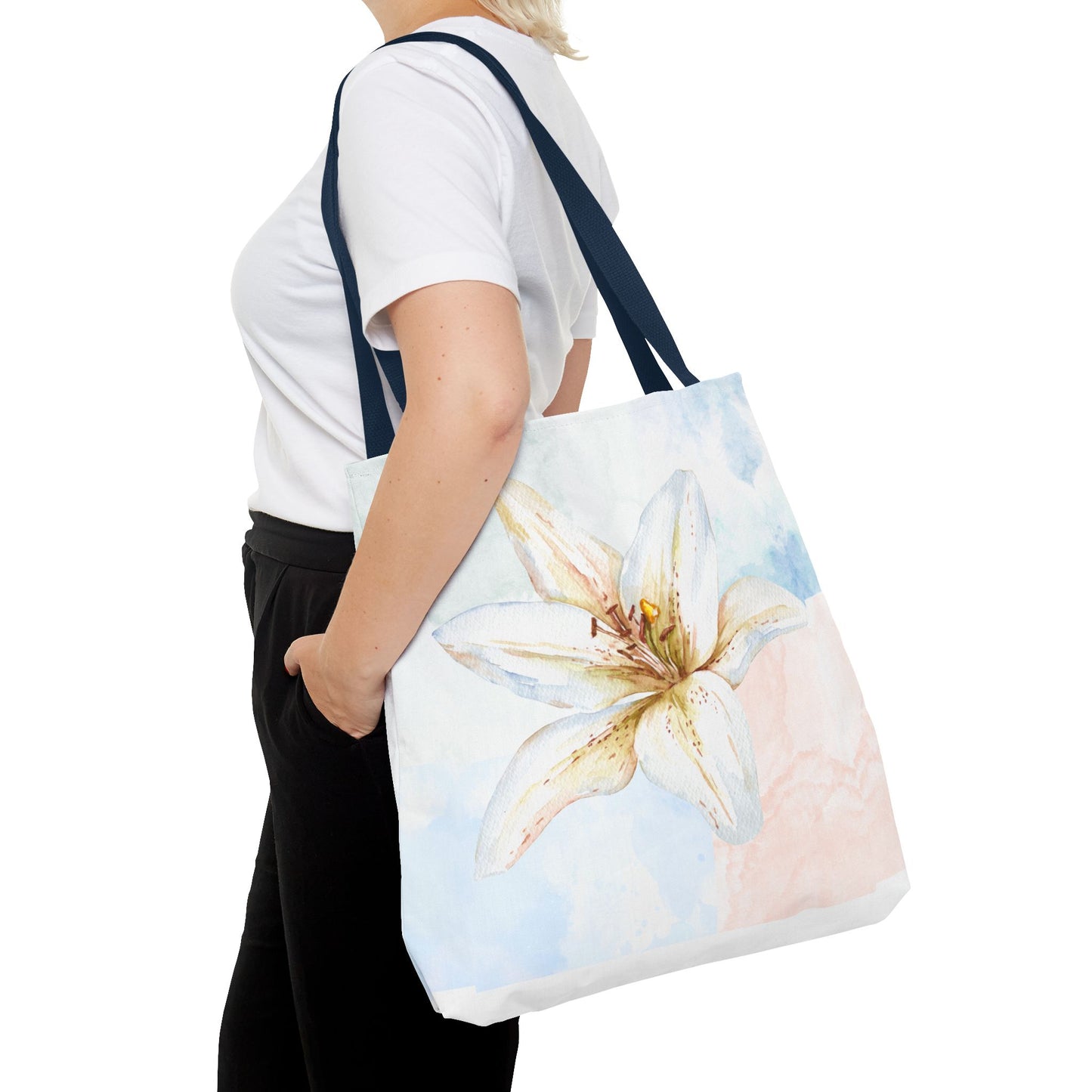 White Lily Tote Bag