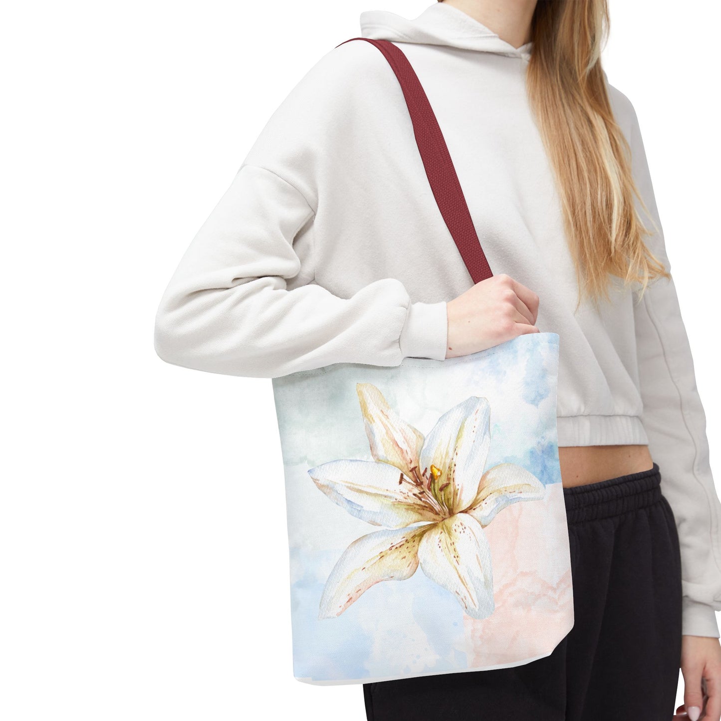 White Lily Tote Bag