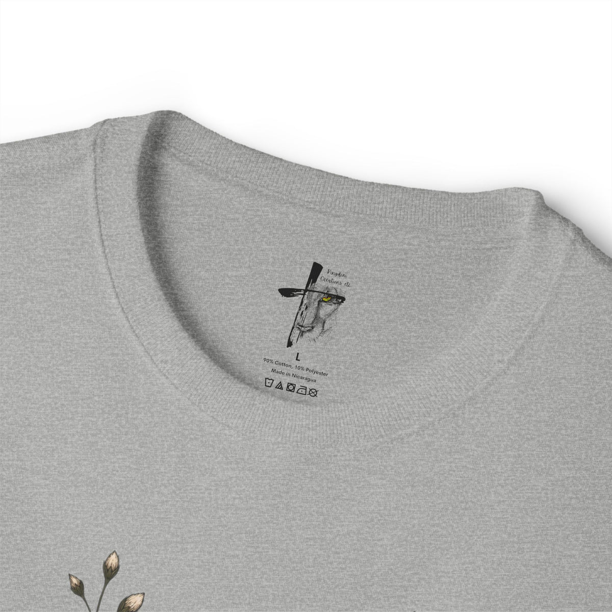 Grow in Grace Floral Cross Tee