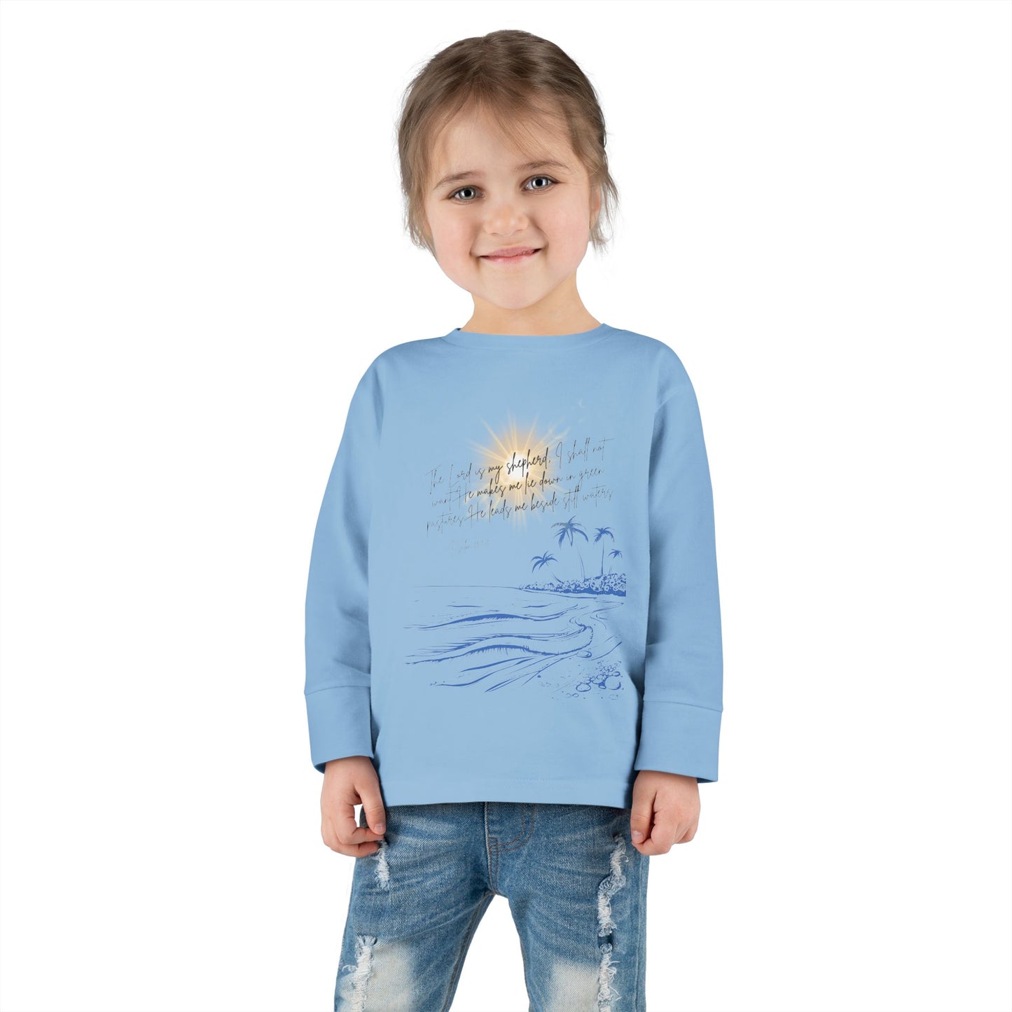 Psalm 23:1 Toddler Long Sleeve Tee