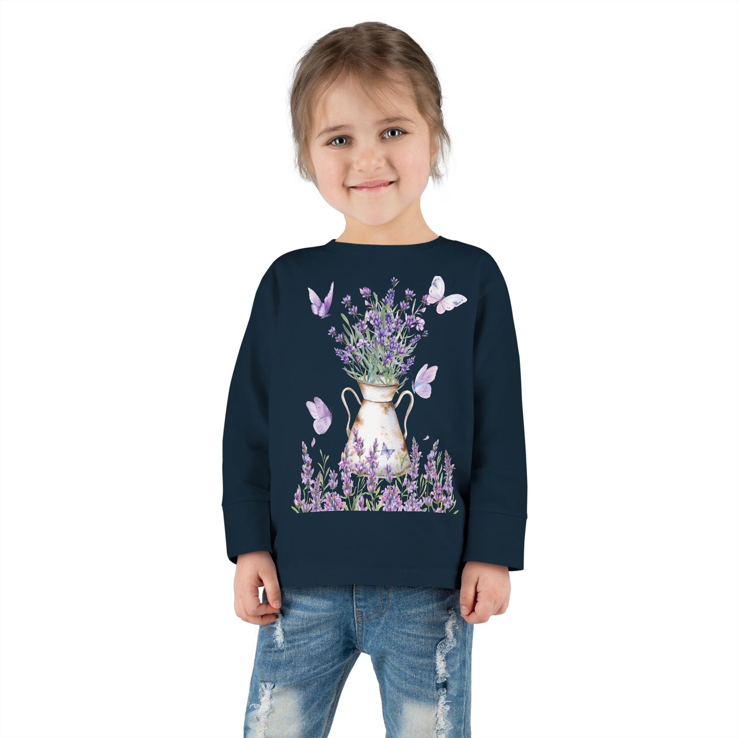 Lilacs Toddler Long Sleeve Tee