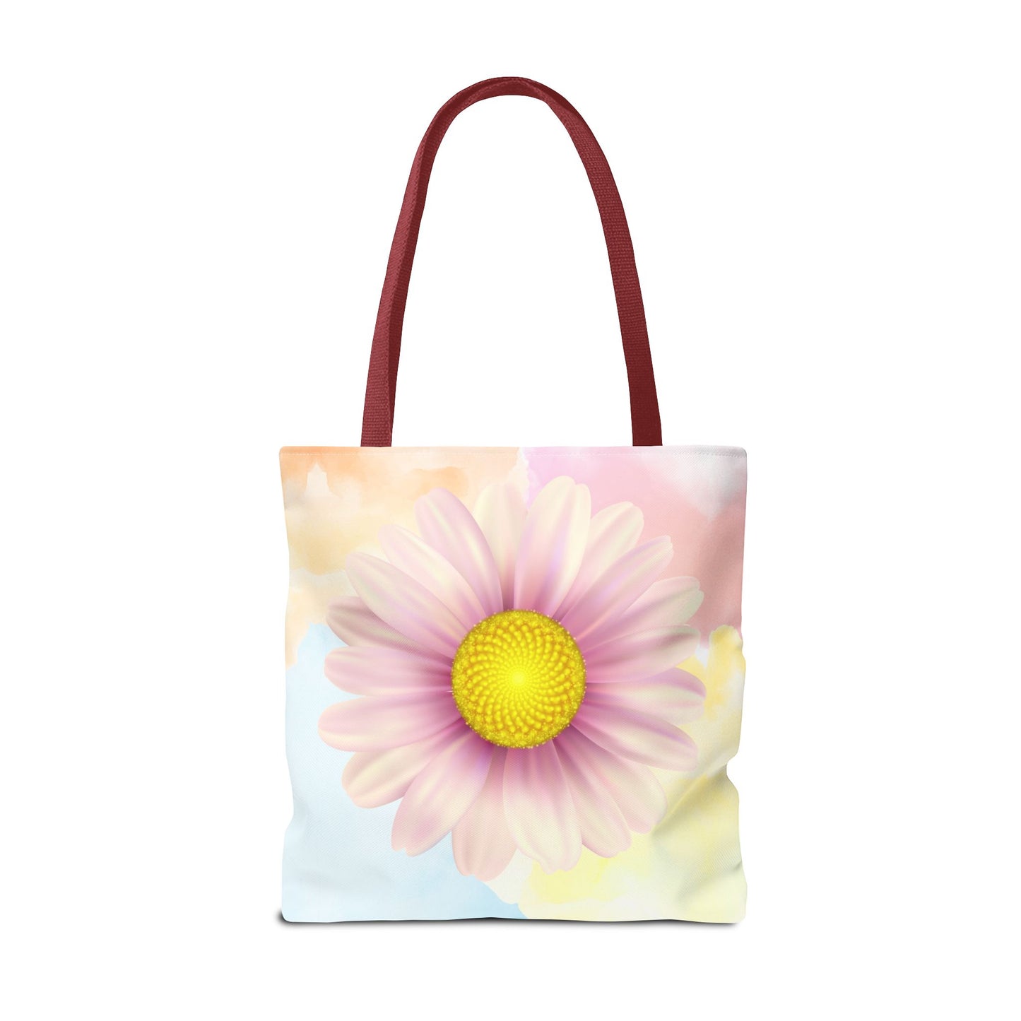 Lavender Watercolor Daisy Garden Tote Bag